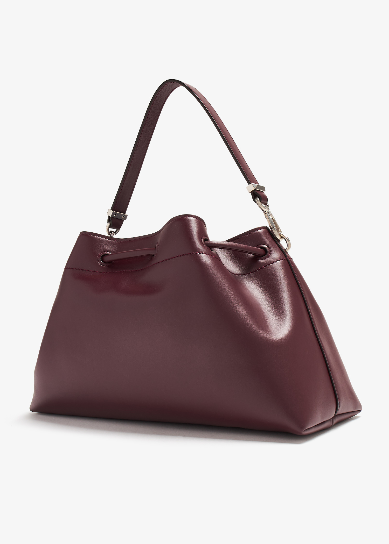 Jimmy Choo Cinch M bag for Women - Burgundy in UAE | Level Shoes