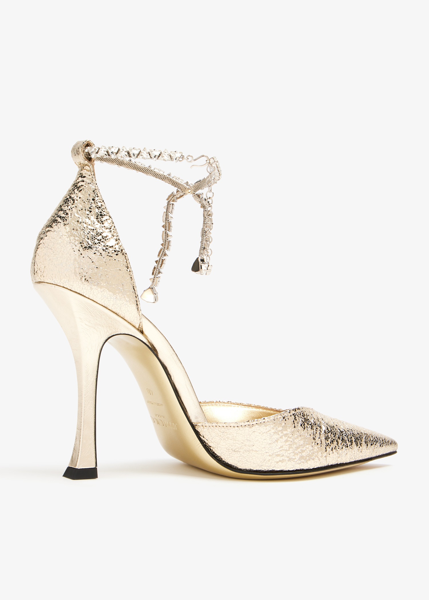 Jimmy Choo Stevie 100 pumps for Women - Gold in UAE | Level