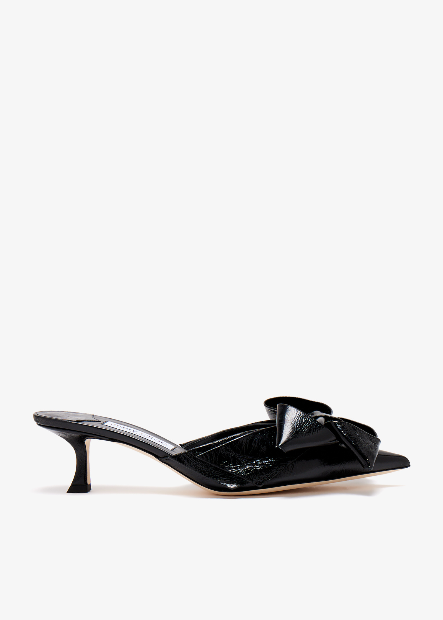 Jimmy Choo Staz 50 mules for Women - Black in UAE | Level Shoes