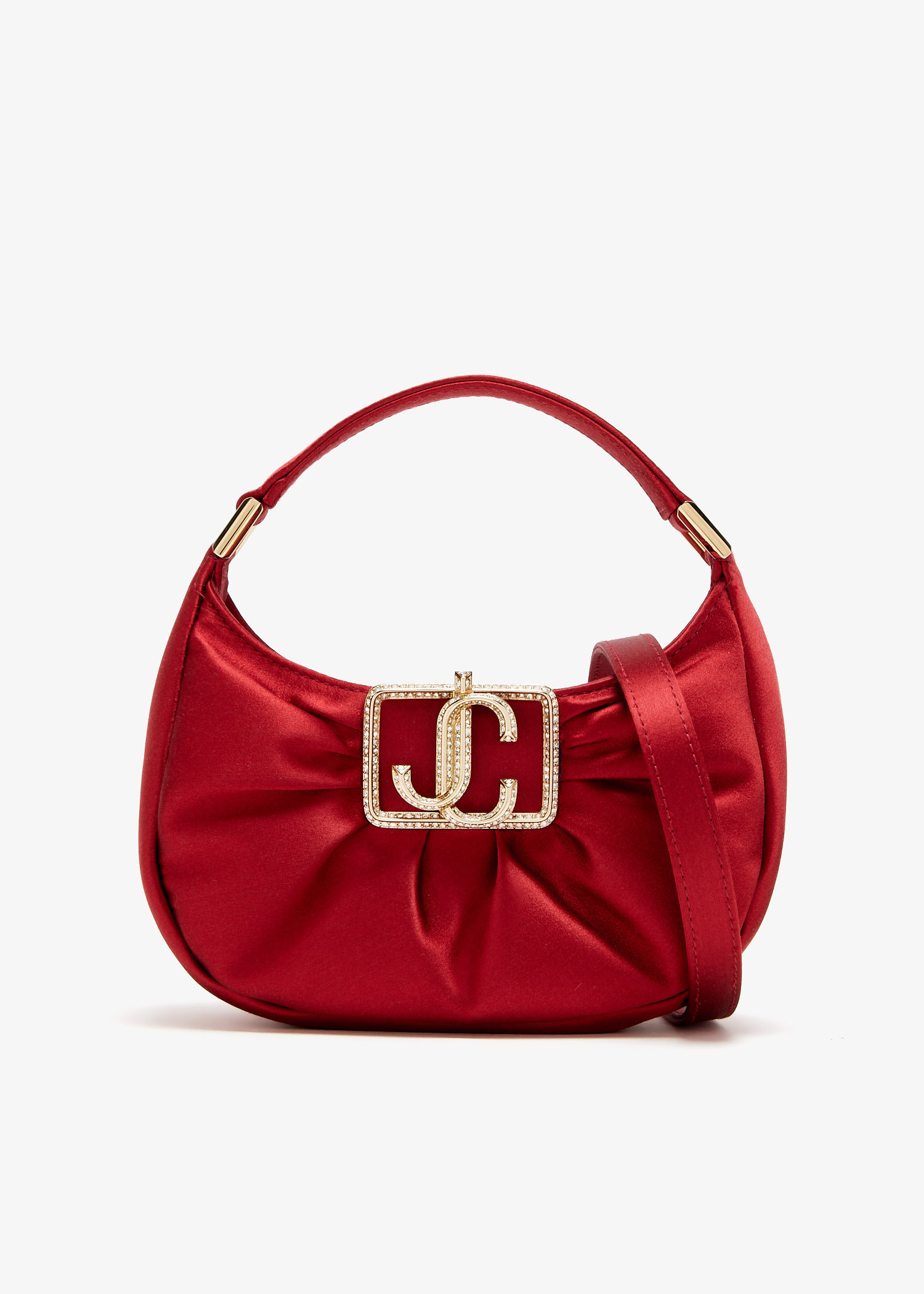 (Jimmy Choo)ホーボー エディ ミニバッグ(SALE!関税送料込) Jimmy Choo Edie hobo mini bag for Women - Red in Qatar