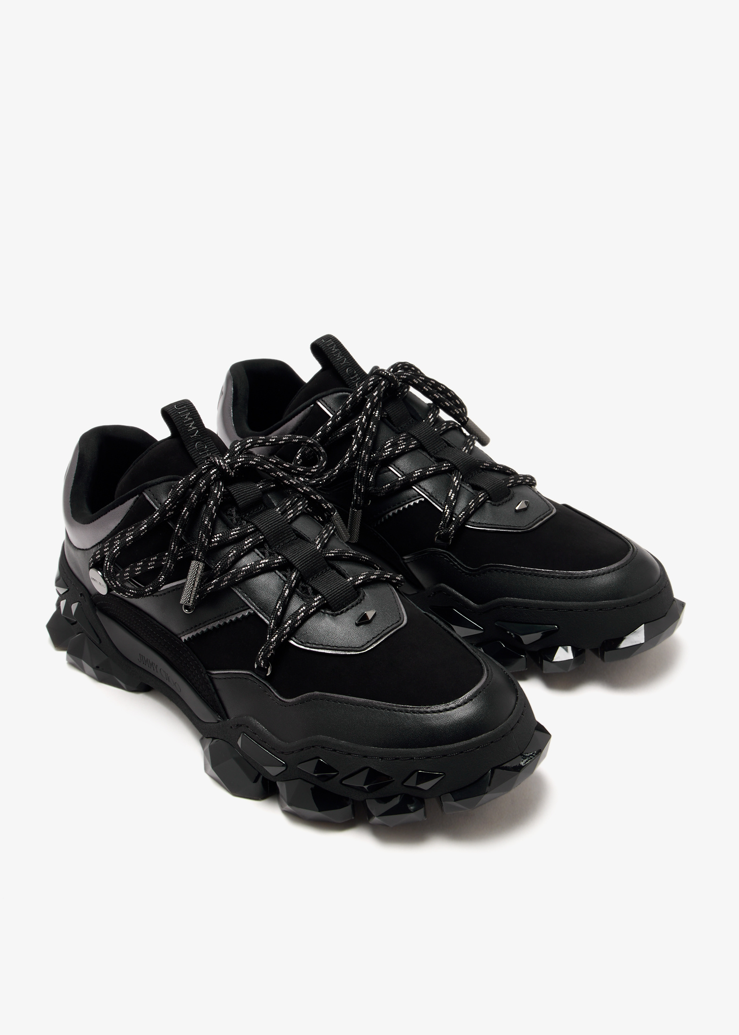 ロペ【フォロー割有り！^_^】 希少　JIMMY CHOO 黒 Jimmy Choo Diamond X sneakers for Men - Black in UAE | Level