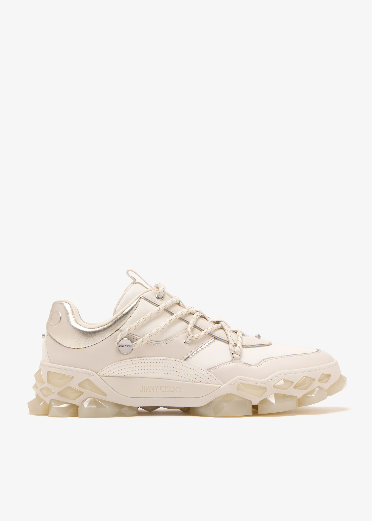 Jimmy Choo Diamond X sneakers for Men - Cream in UAE | Level