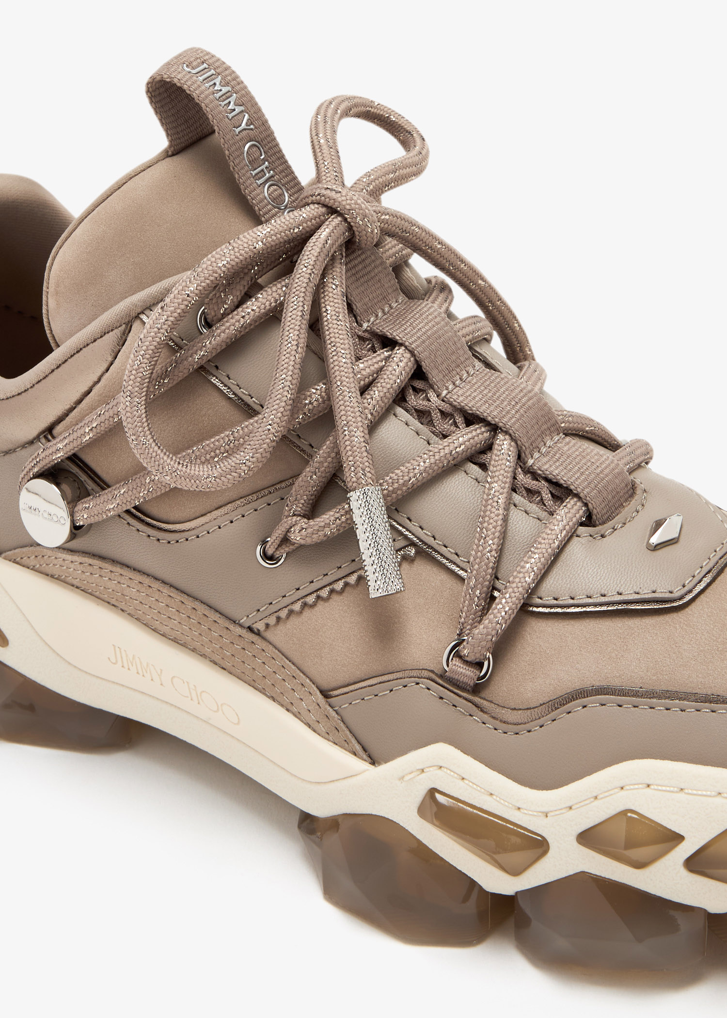 Jimmy Choo Diamond X II/F low top sneakers for Women - Brown Jimmy Choo Diamond X II/F low top sneakers for Women - Brown