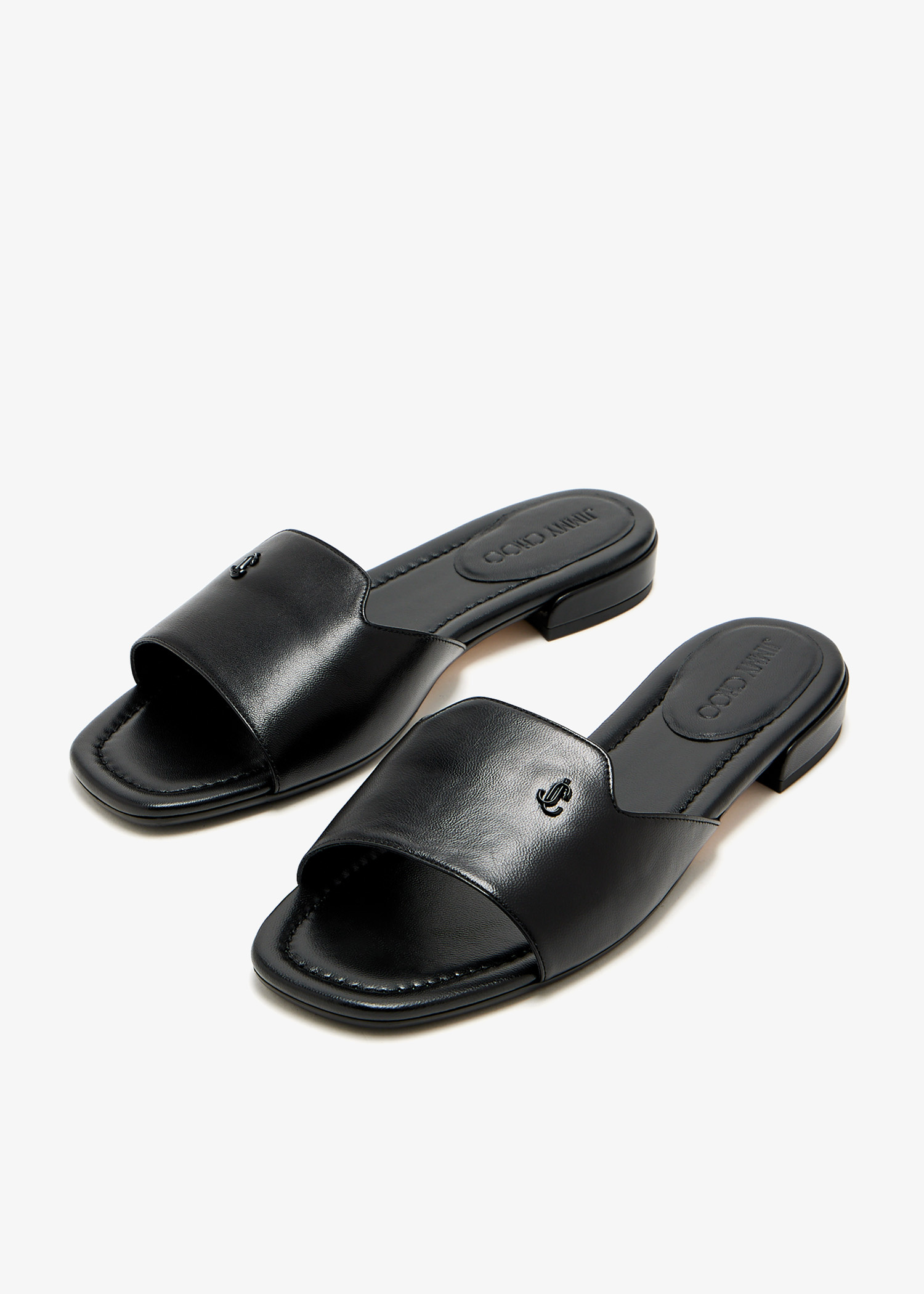 Jimmy Choo Dina flat sandals for Women - Black in UAE