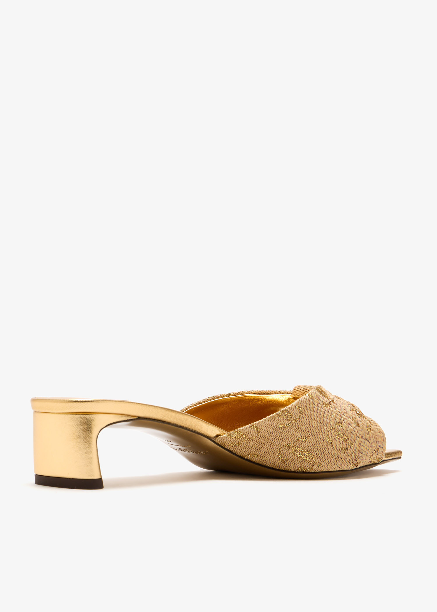 Jimmy Choo Annika 35 mules for Women - Gold in UAE | Level Shoes