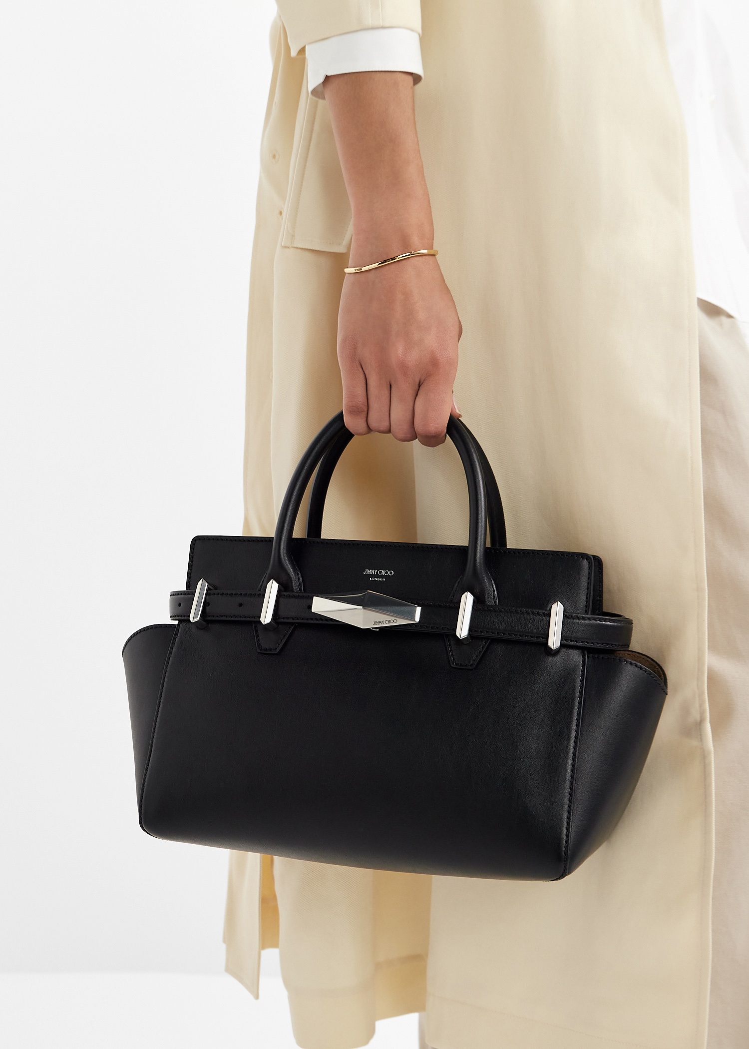 Jimmy Choo Diamond belted small top handle bag for Women