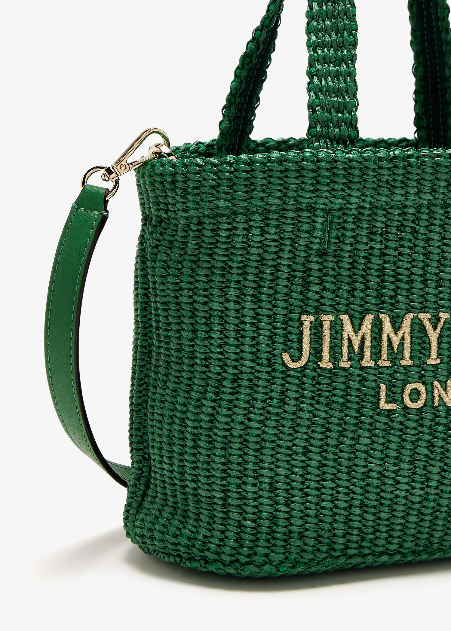 JIMMY CHOO オリーブグリーン トートバッグ Jimmy Choo Mini Beach tote bag for Women - Green in KSA | Level Shoes