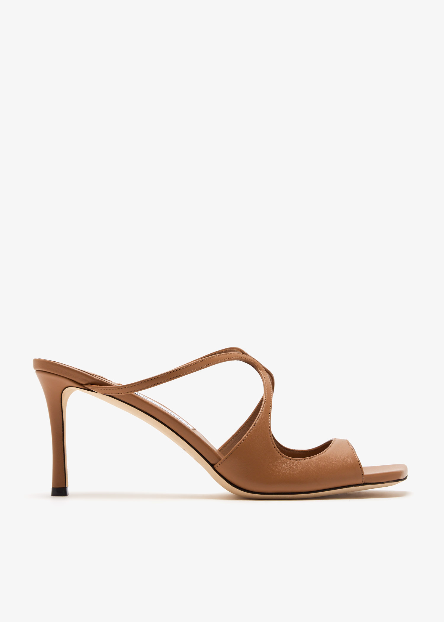 Jimmy Choo Anise 75 mules for Women - Brown in KSA | Level Shoes