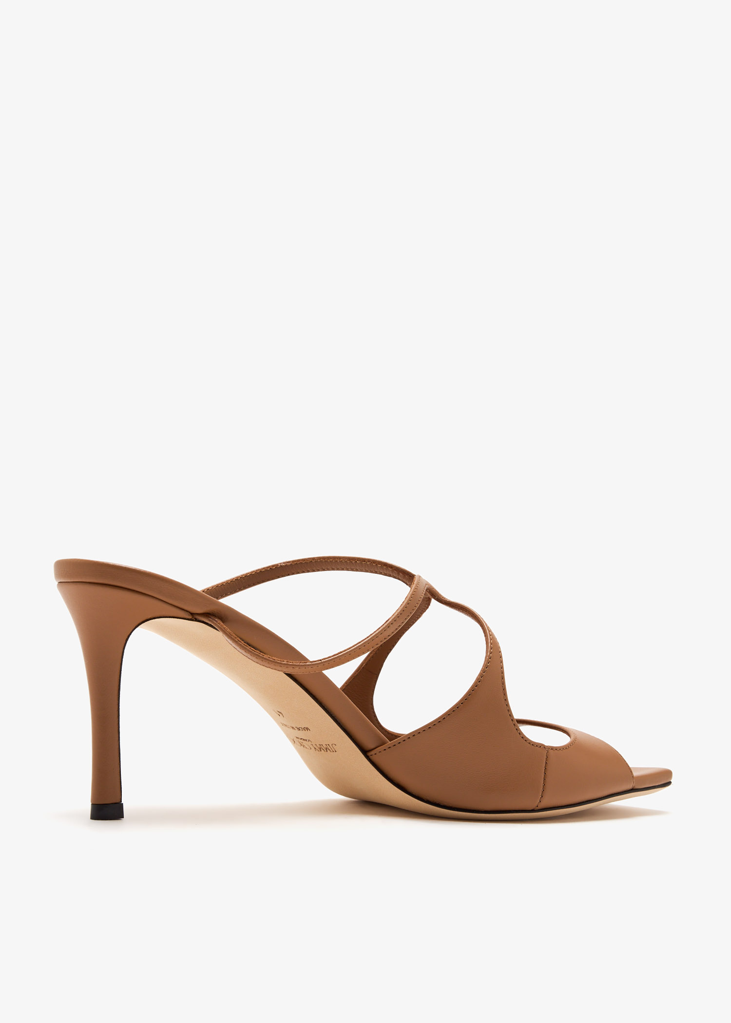 Jimmy Choo Anise 75 mules for Women - Brown in UAE | Level Shoes