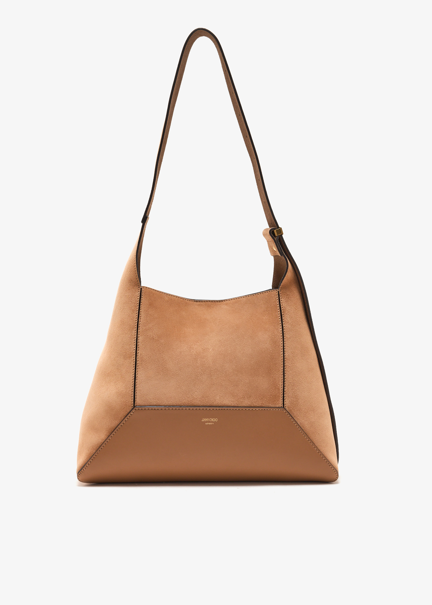 Jimmy Choo ストライプパーティーバッグ Jimmy Choo Diamond Hobo M bag for Women - Brown in UAE | Level Shoes