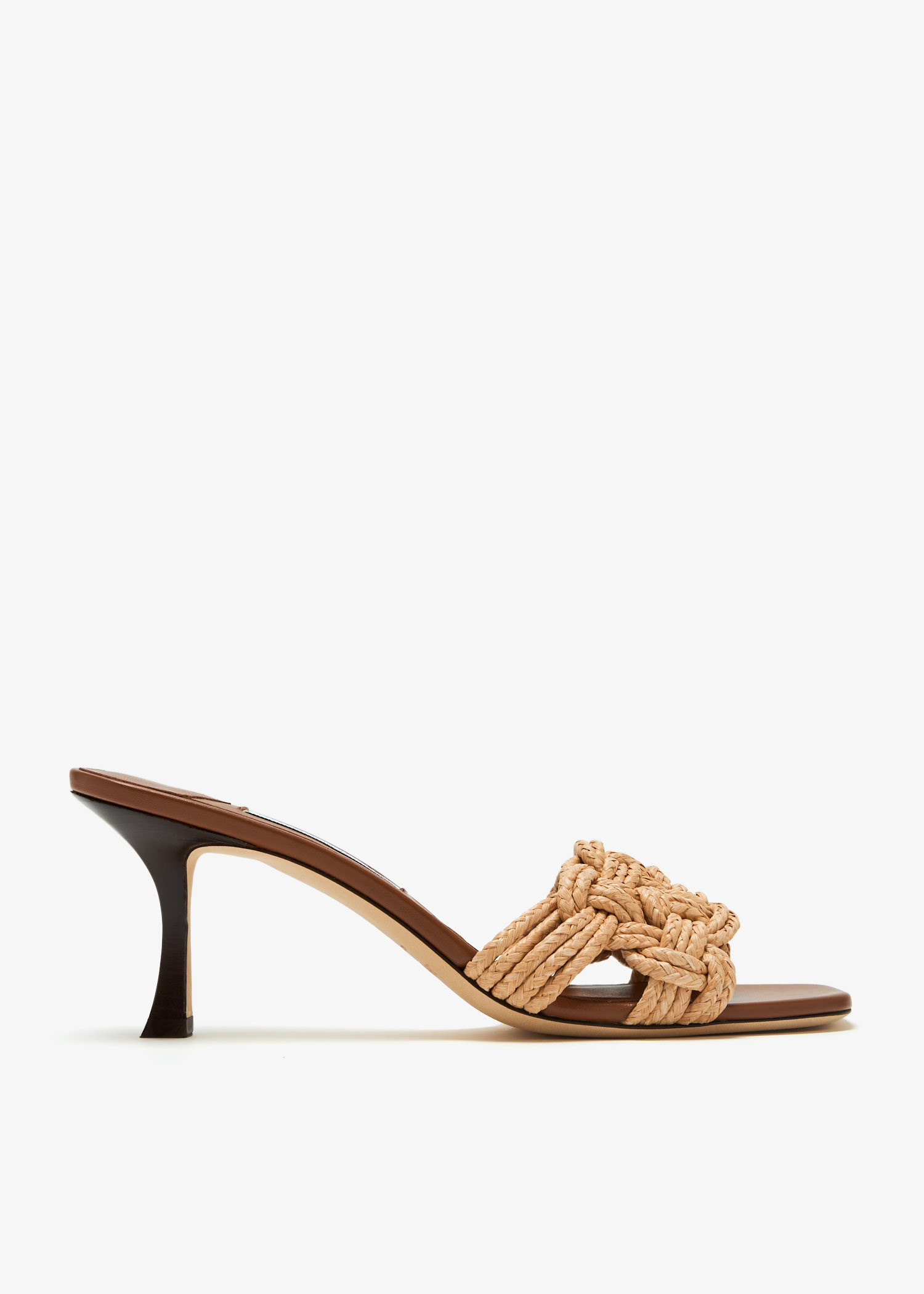Jimmy Choo Chara 70 mules for Women - Beige in UAE | Level Shoes