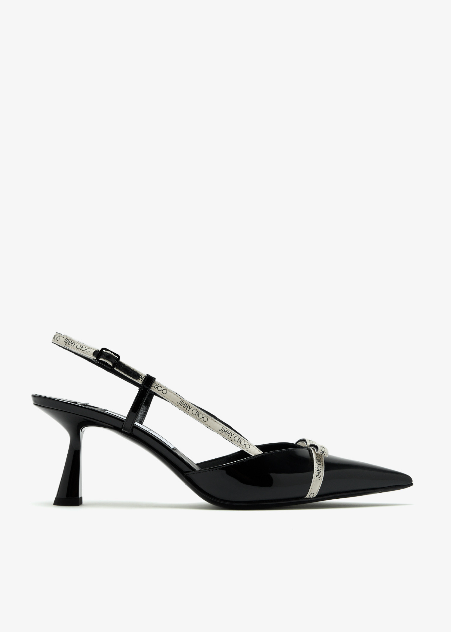 パンプス JIMMY CHOO CAMILA PATENT LEATHER PUMPS Jimmy Choo Camila 65 slingback pumps for Women - Black in