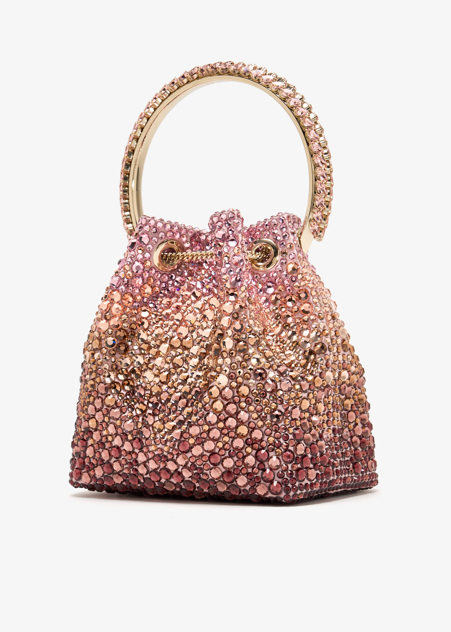 Jimmy Choo Bon Bon bucket bag for Women - Pink in Qatar