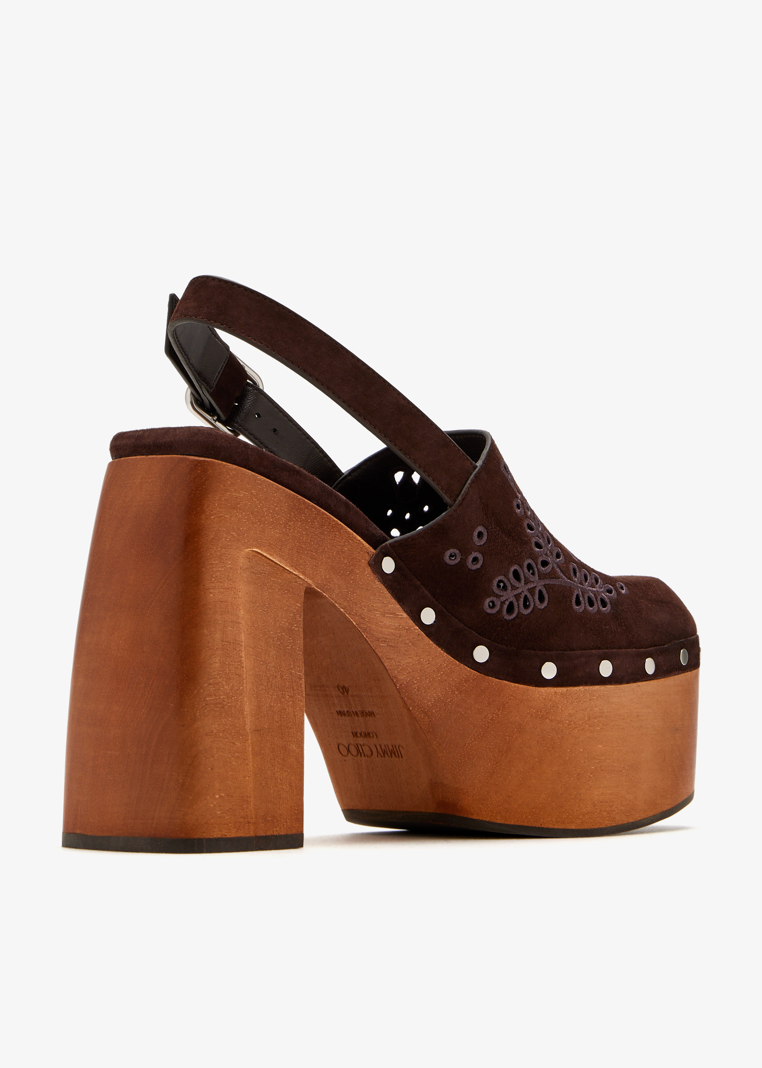 Jimmy Choo Alida 135 platform clogs for Women - Brown in USA