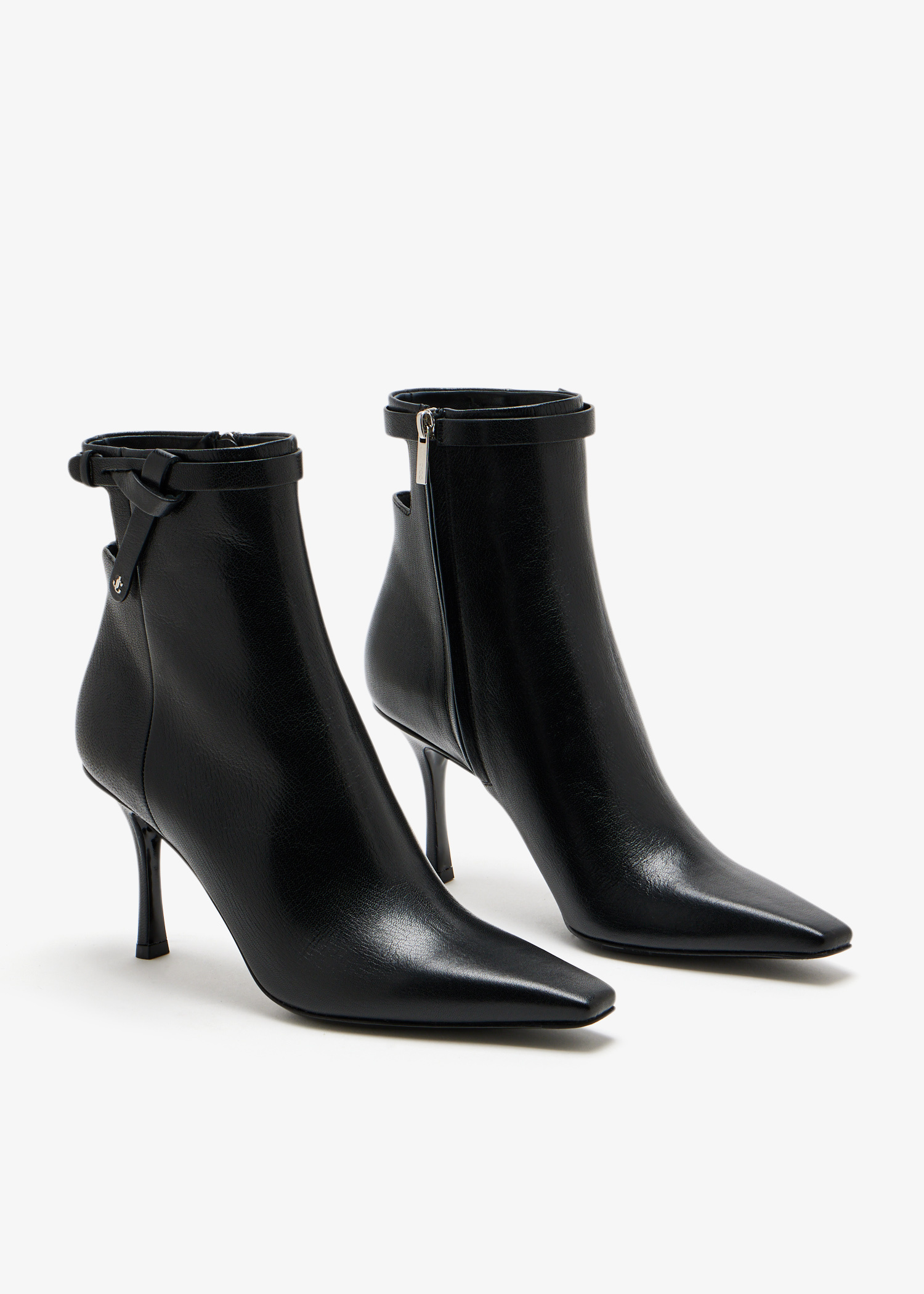 Jimmy Choo Camie 85 及踝靴女士- 黑色阿联酋| Level Shoes