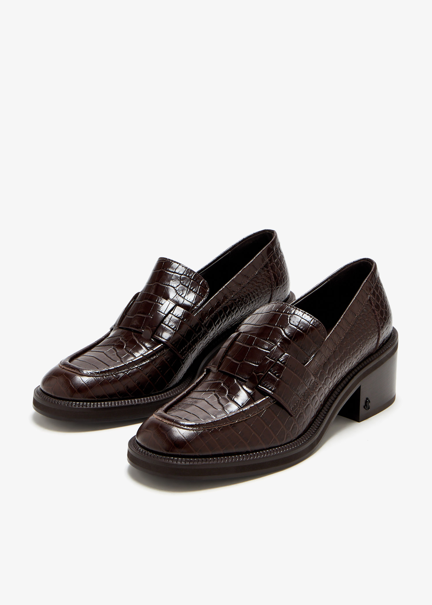 Jimmy Choo Tylor 60 loafers for Women - Brown in UAE | Level Jimmy Choo Tylor 60 loafers for Women - Brown in UAE | Level
