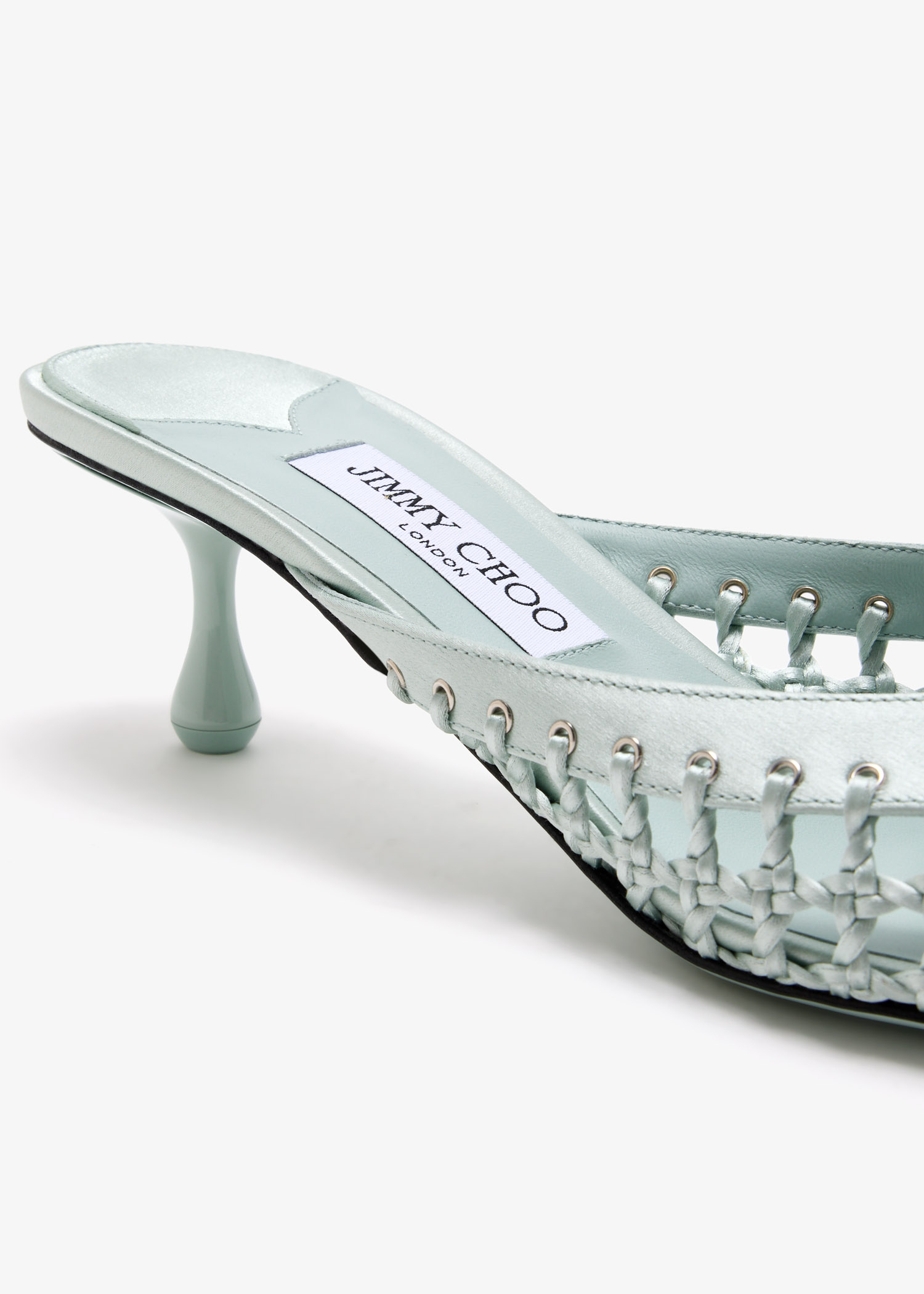 Jimmy Choo Pixie 50 mules for Women - Silver in UAE | Level