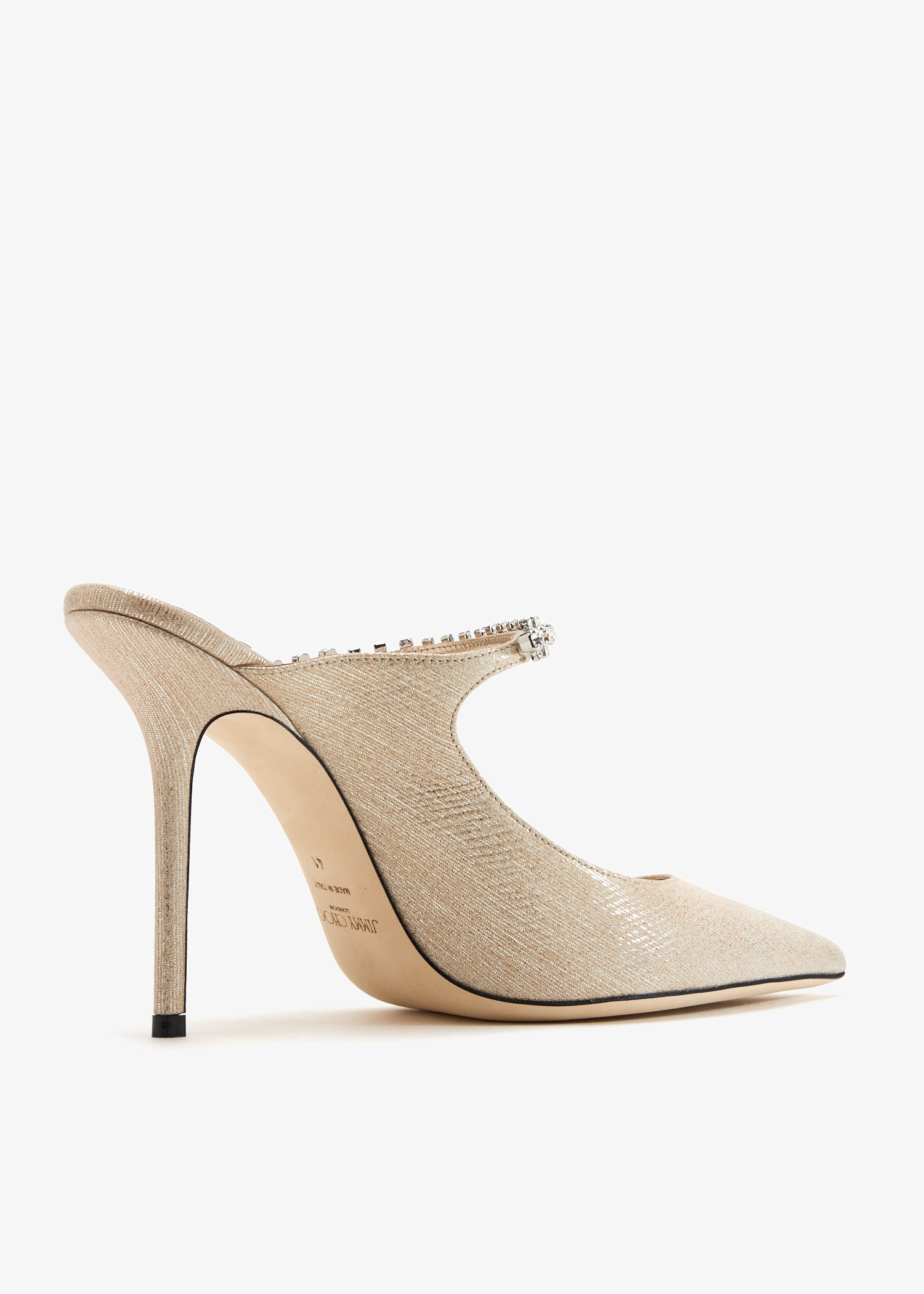 Jimmy Choo Bing 100 mules for Women - Gold in UAE | Level Shoes