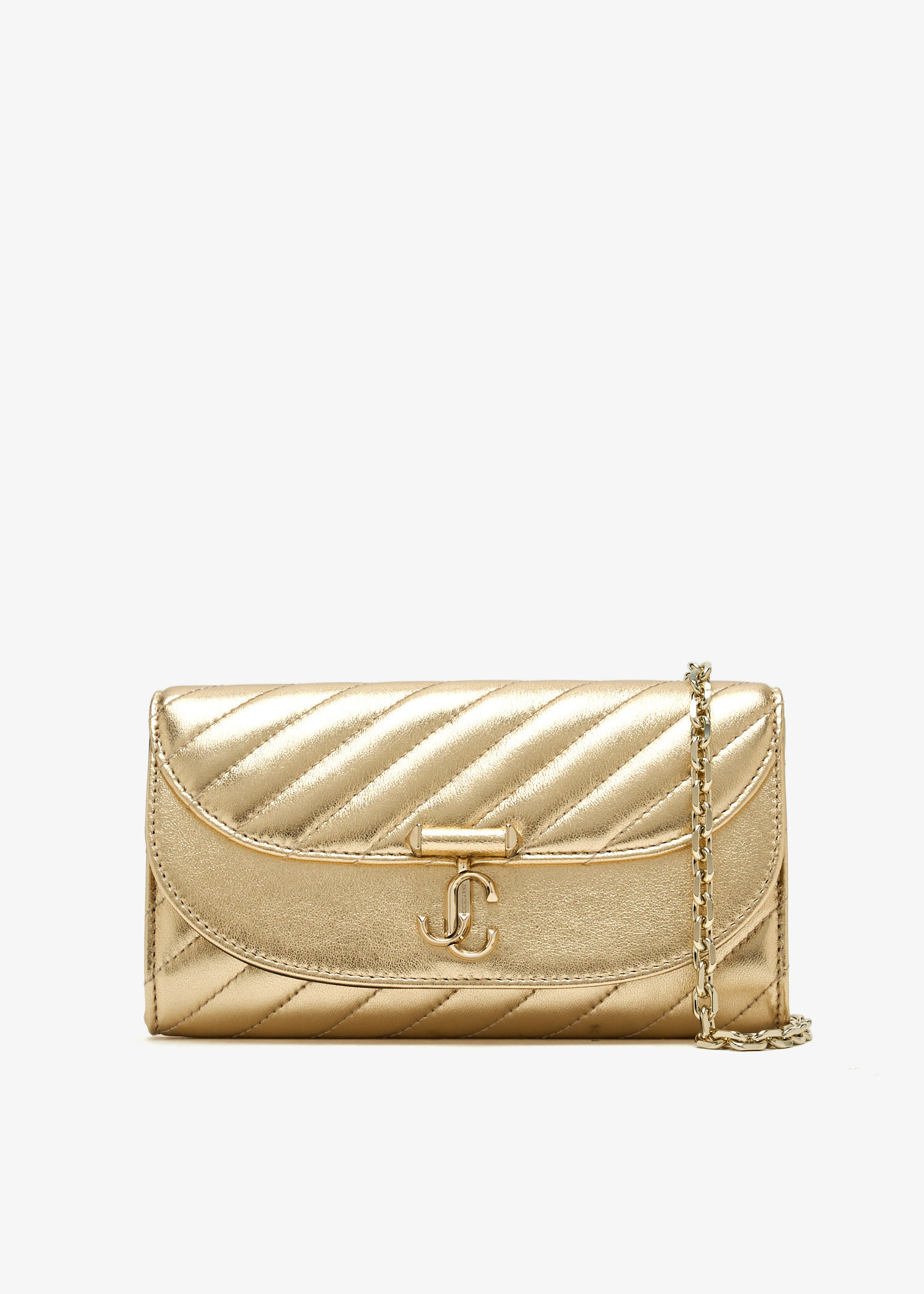 長財布 LUX GOLD WALLET ON CHAIN Jewel Changes（ジュエルチェンジズ）の「deux lux ビジュー 長