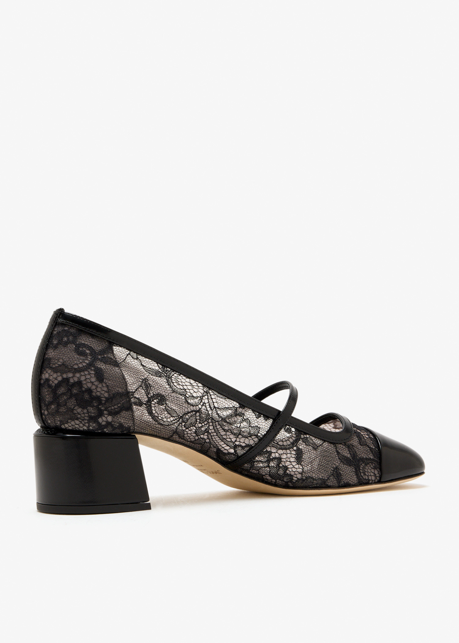 Jimmy Choo Elisa 45 浅口鞋女士- 黑色阿联酋| Level Shoes