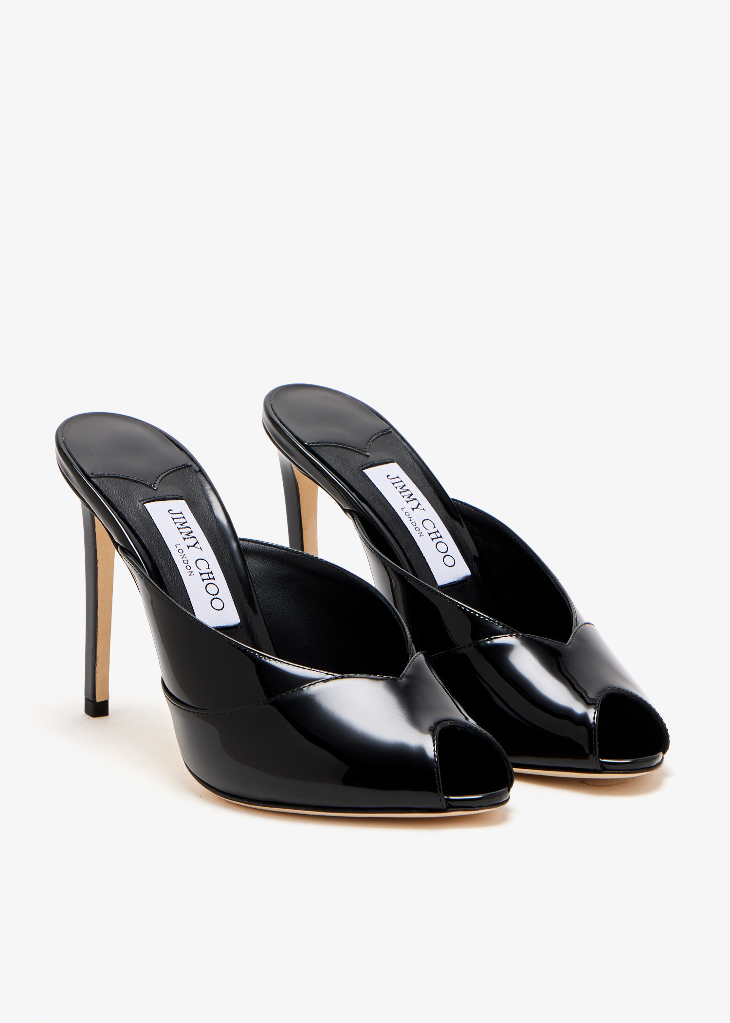 Jimmy Choo Brigitte 100 mules for Women - Black in UAE | Level Shoes