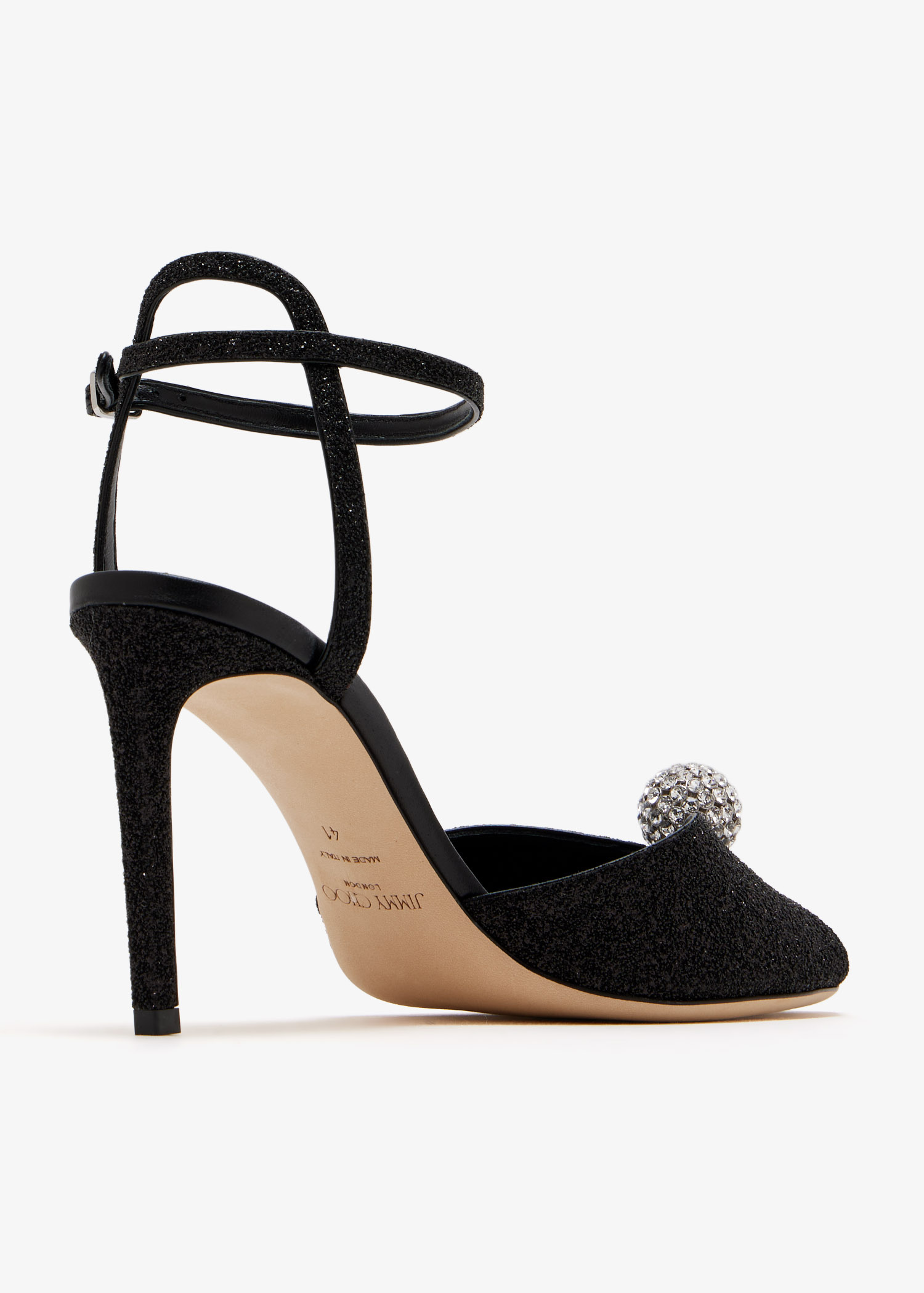 Jimmy Choo Sacora 85 sandals for Women - Black in Oman | Level Shoes