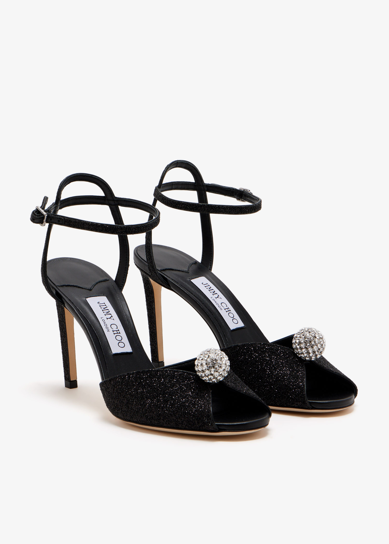 正規品JIMMY CHOO Jimmy Choo Sacora 85 sandals for Women - Black in UAE | Level Shoes
