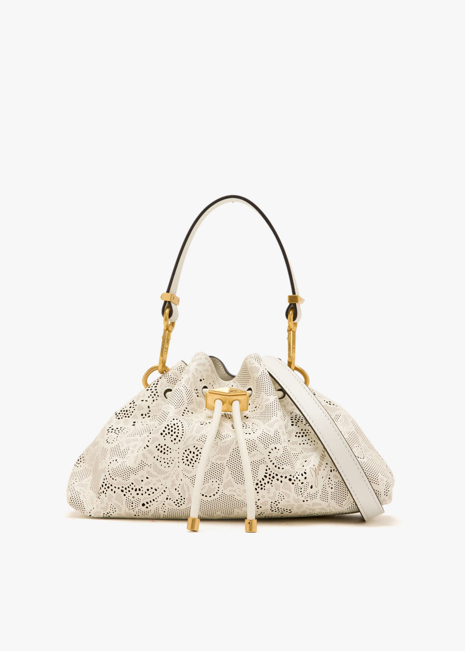 Jimmy Choo Cinch small shoulder bag for Women - White in KSA