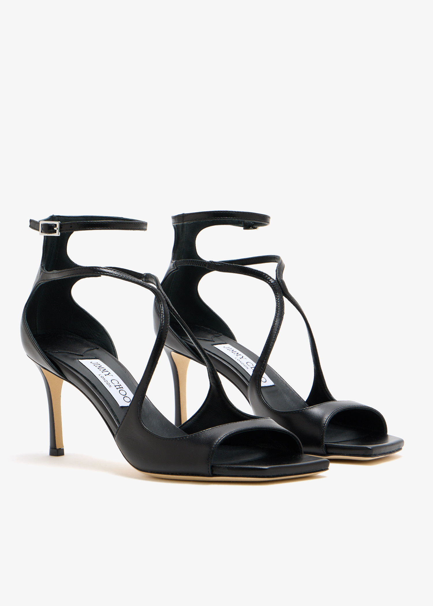 Jimmy Choo Azia 75 sandals for Women - Black in UAE | Level Shoes
