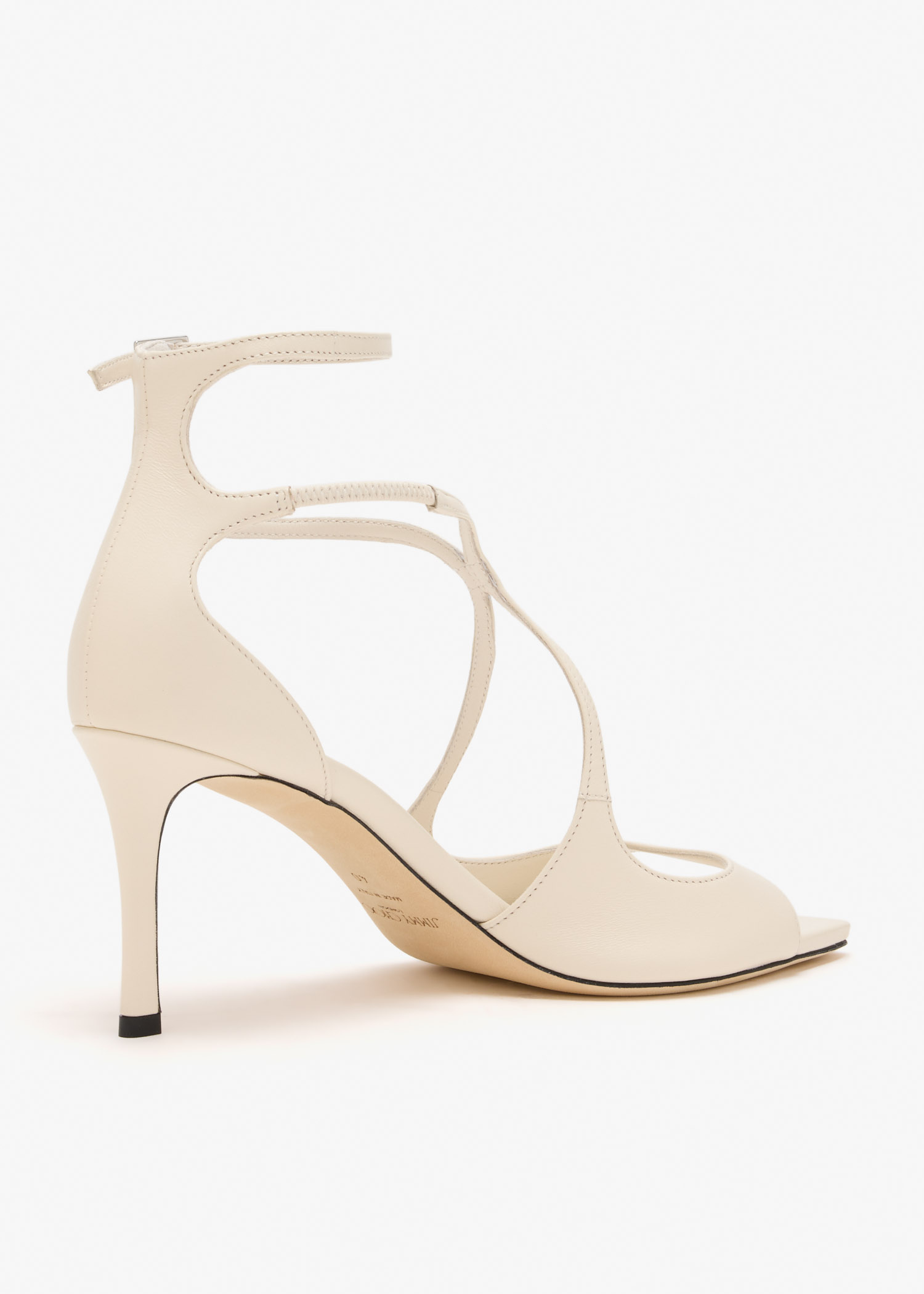 Jimmy Choo Azia 75 sandals for Women - Cream in KSA | Level Shoes