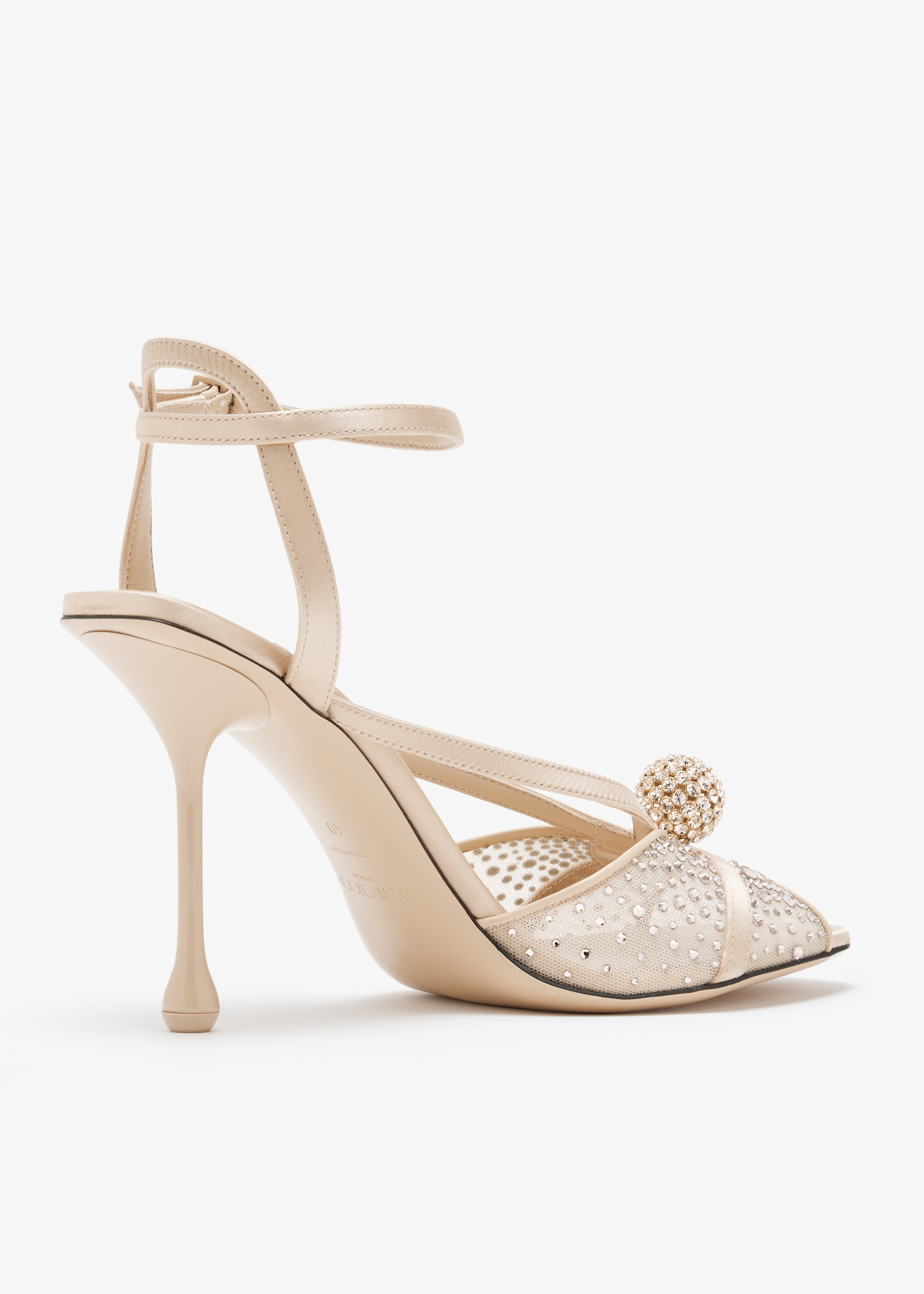 Jimmy Choo Sarai 95 sandals for Women - Gold in UAE | Level Shoes