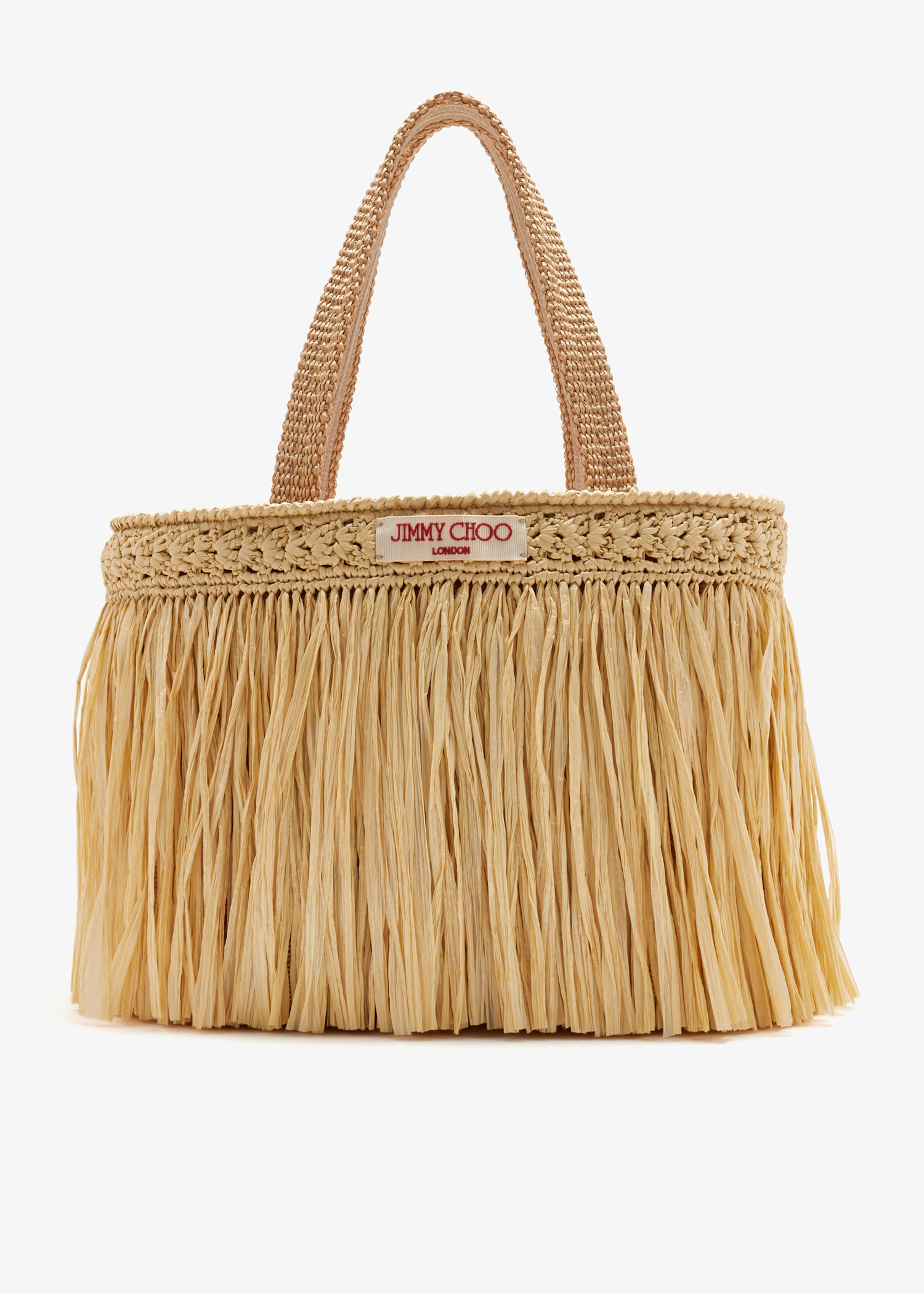 Jimmy Choo Beach East-West tote bag for Women - Beige in KSA