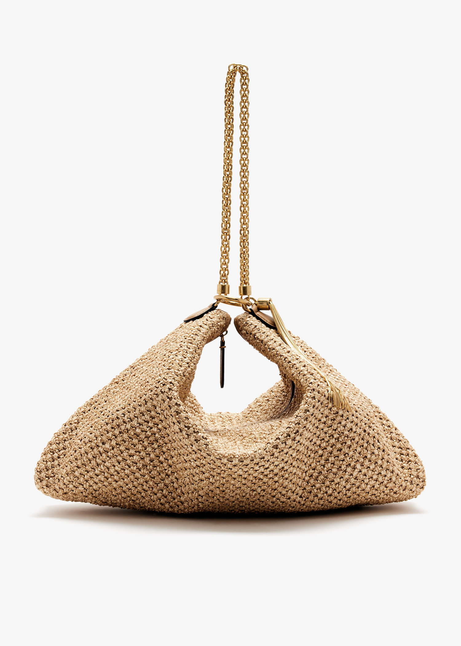 Jimmy Choo Callie Maxi shoulder bag for Women - Beige in KSA