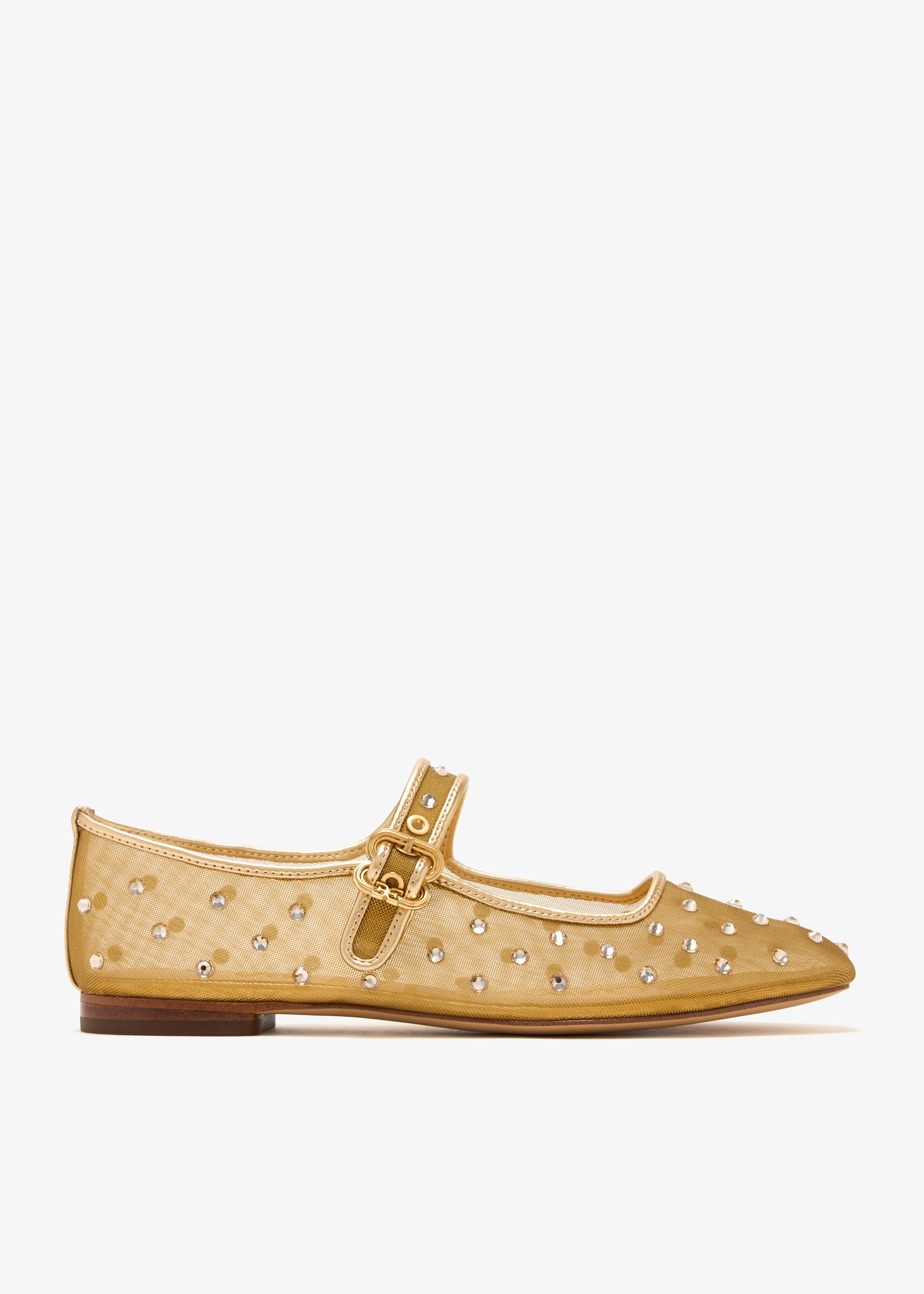 【ELBATEGEV】Square-Toe Mary Jane Shoes Gold / 追跡付 Sam Edelman Michaela Mary Jane shoes for Women - Gold in UAE