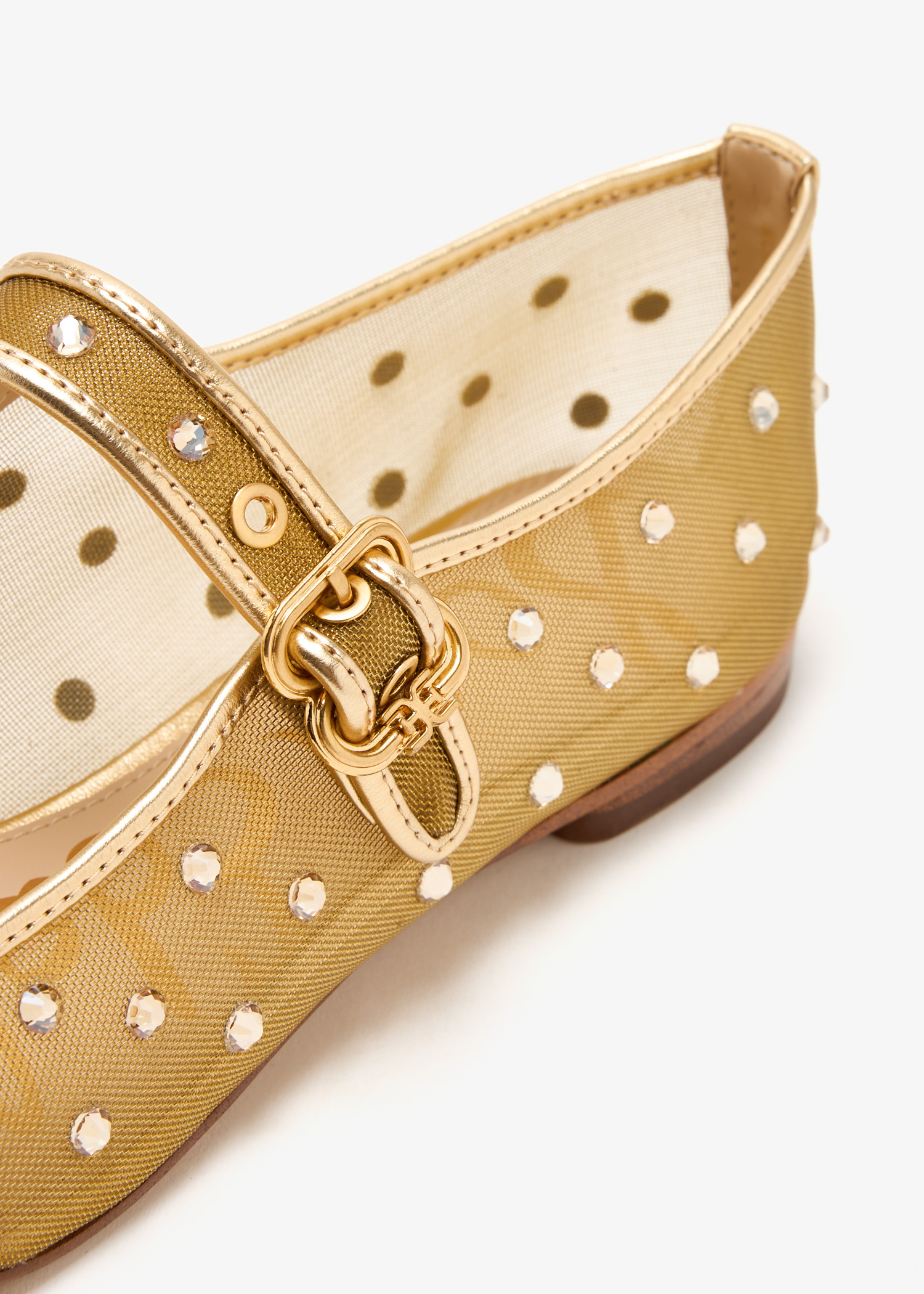 Sam Edelman Michaela Shine Mary Jane shoes for Women - Gold in USA