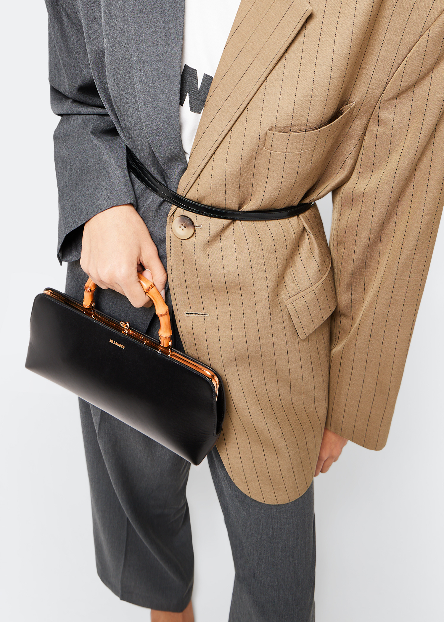 Jil Sander Goji Bamboo small bag for Women - Black in UAE