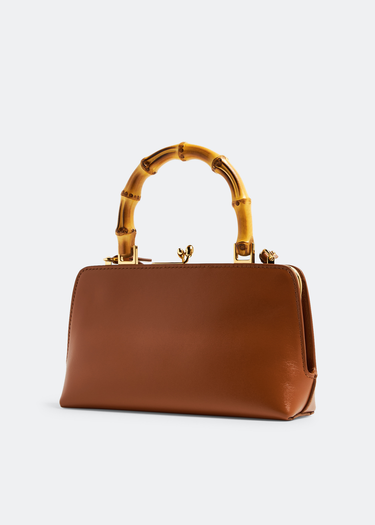 Jil Sander Goji Bamboo mini bag for Women - Brown in USA | Level Shoes