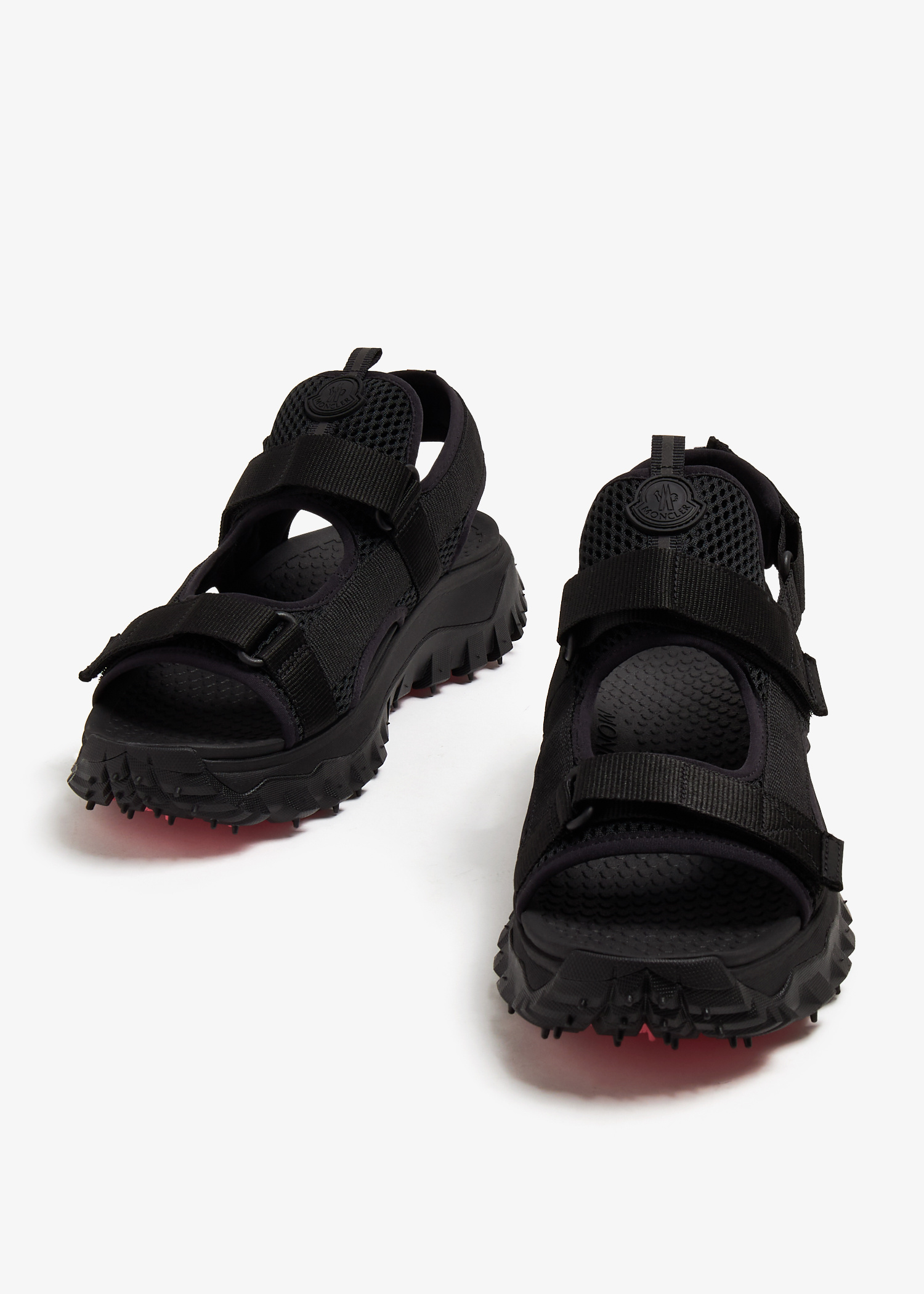 Moncler Trailgrip Vela sandals for Men - Black in UAE