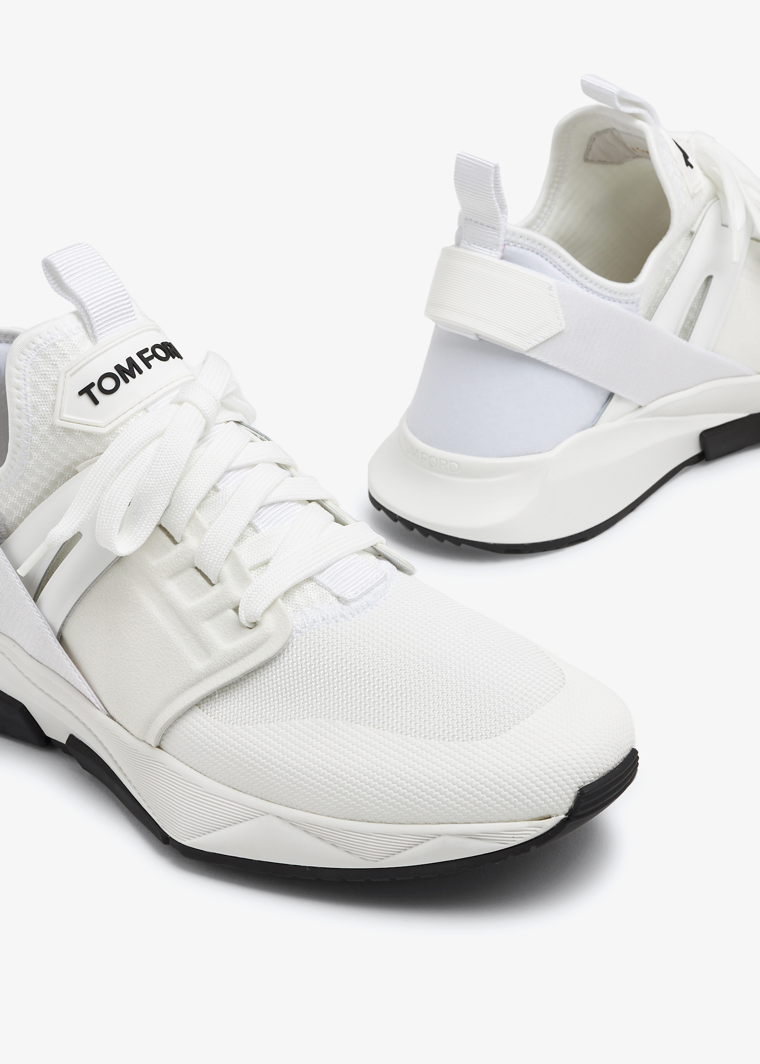 Tom Ford Jago sneakers for Men - White in UAE | Level Shoes