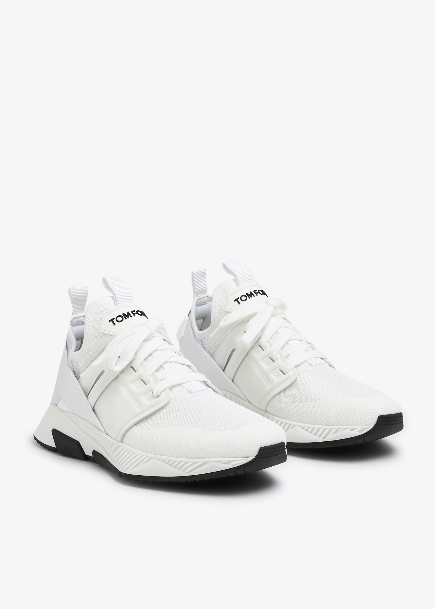 スニーカー TOM FORD WHITE JAGO SNEAKERS TOM FORD White & Purple Jago Sneakers TOM FORD