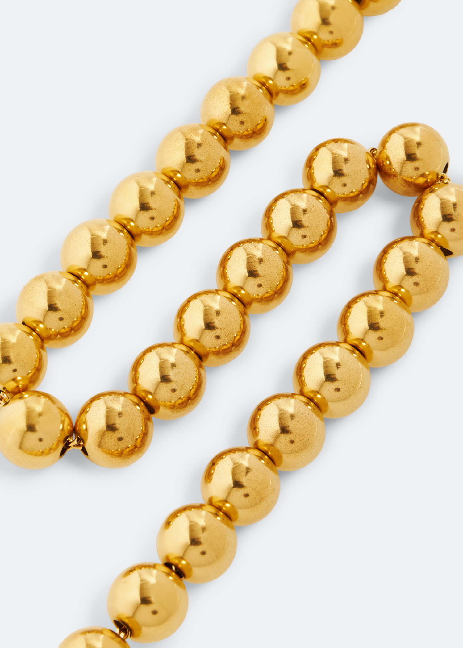 Jil Sander Metal sphere necklace for Women - Gold in UAE | Level Shoes