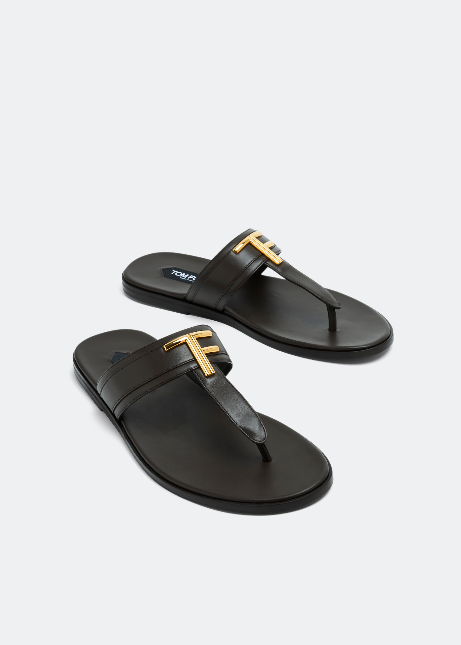 Tom Ford Brighton sandals for Men - Brown in UAE | Level Shoes
