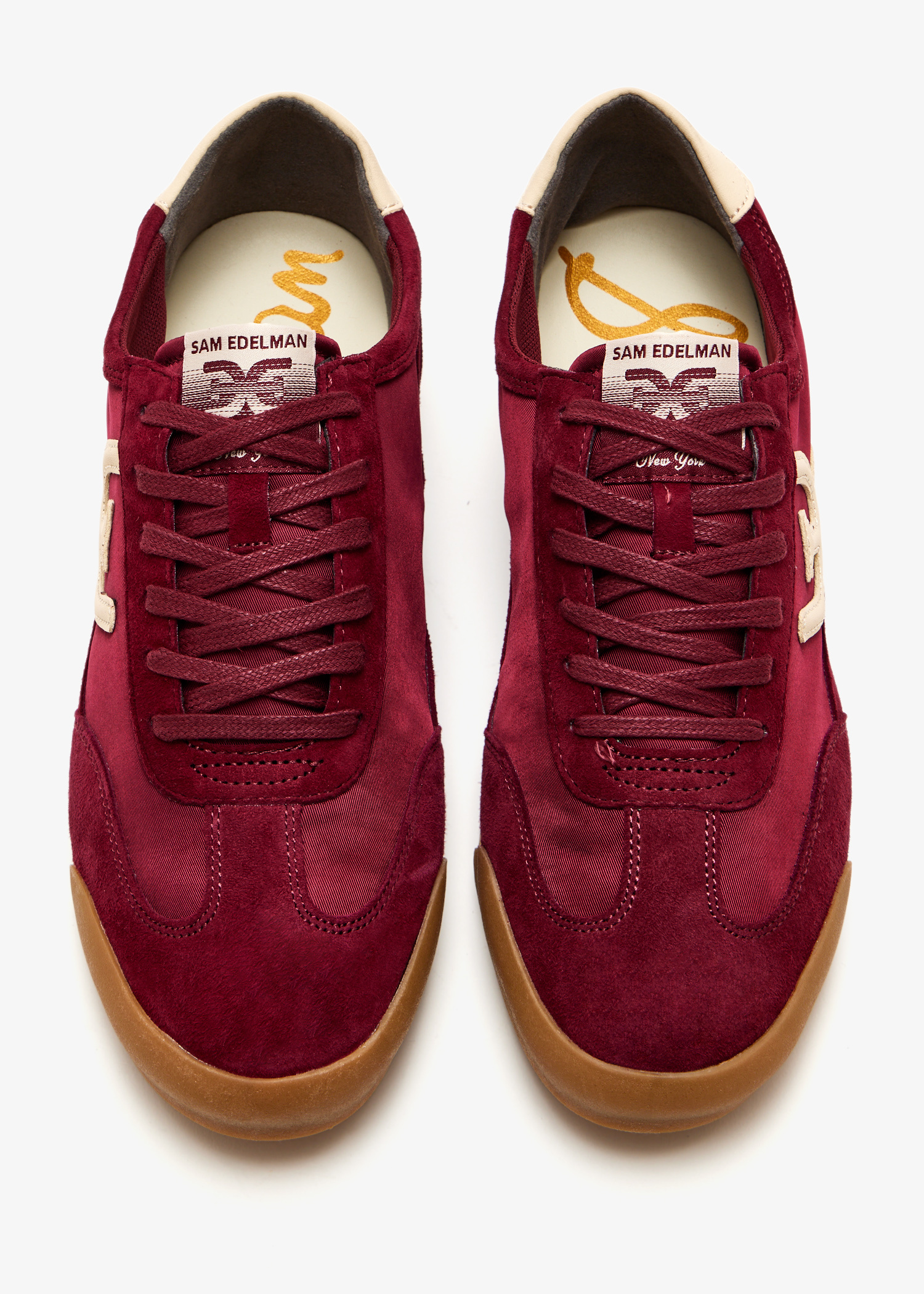 Sam Edelman Ivey sneakers for Women - Burgundy in USA | Level Shoes