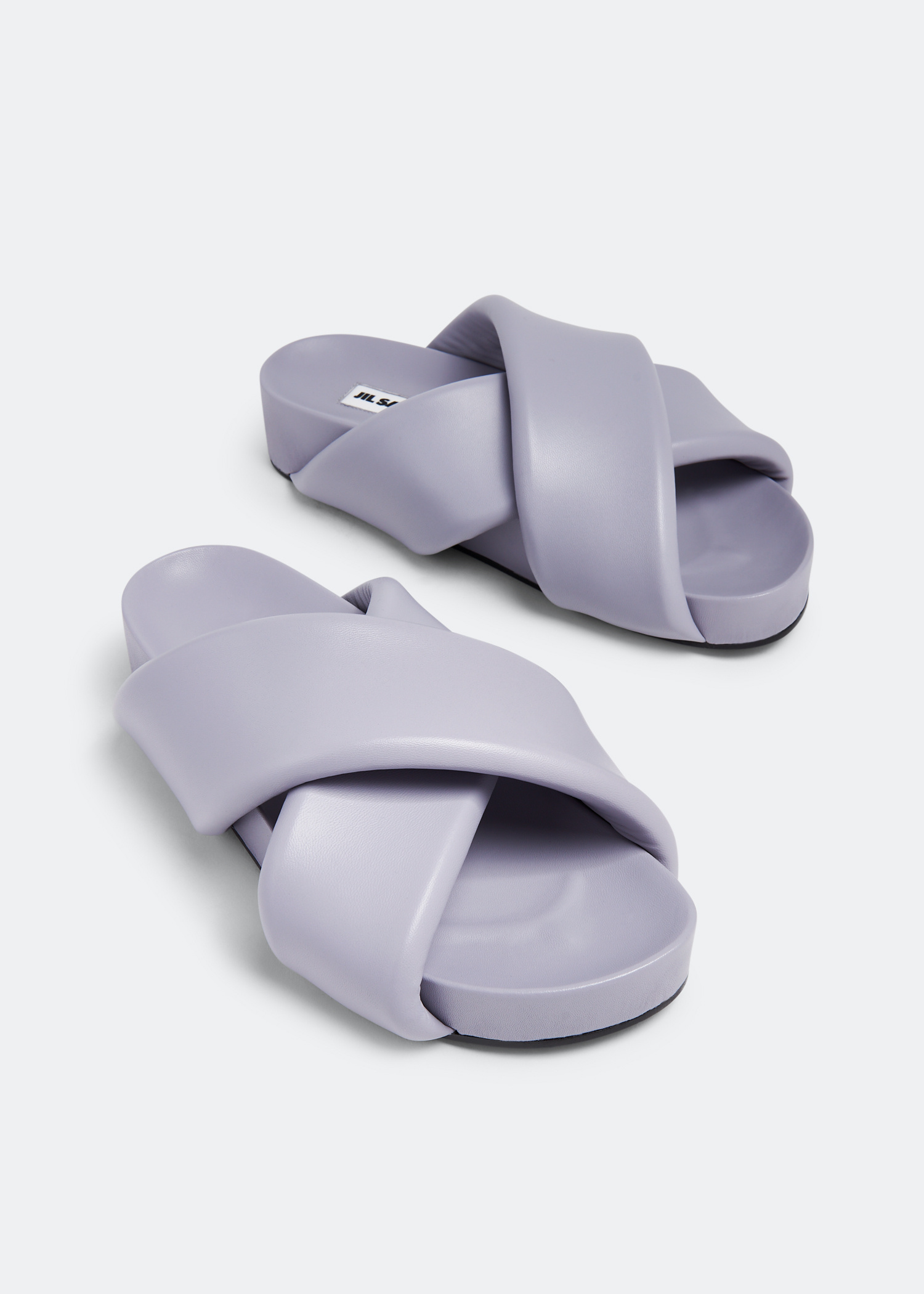 サンダル・ミュール JIL SANDER Women Sandals J15WP0043 P2217274 BEIGE 35 leather sandals in beige - Jil Sander | Mytheresa