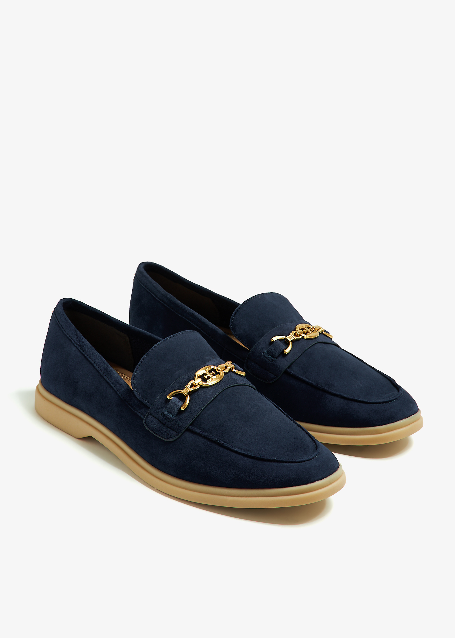 NWOB Sam Edelman Women’s 6.5 Navy Blue Suede Horsebit Loafers Slip On Flats Sam Edelman Kai Espadrille Flat Loafer | Women main image 2