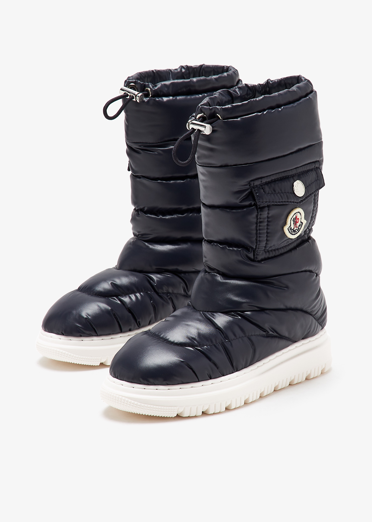 Moncler Petit Gaia pocket snow boots for Kids Unisex - Black in