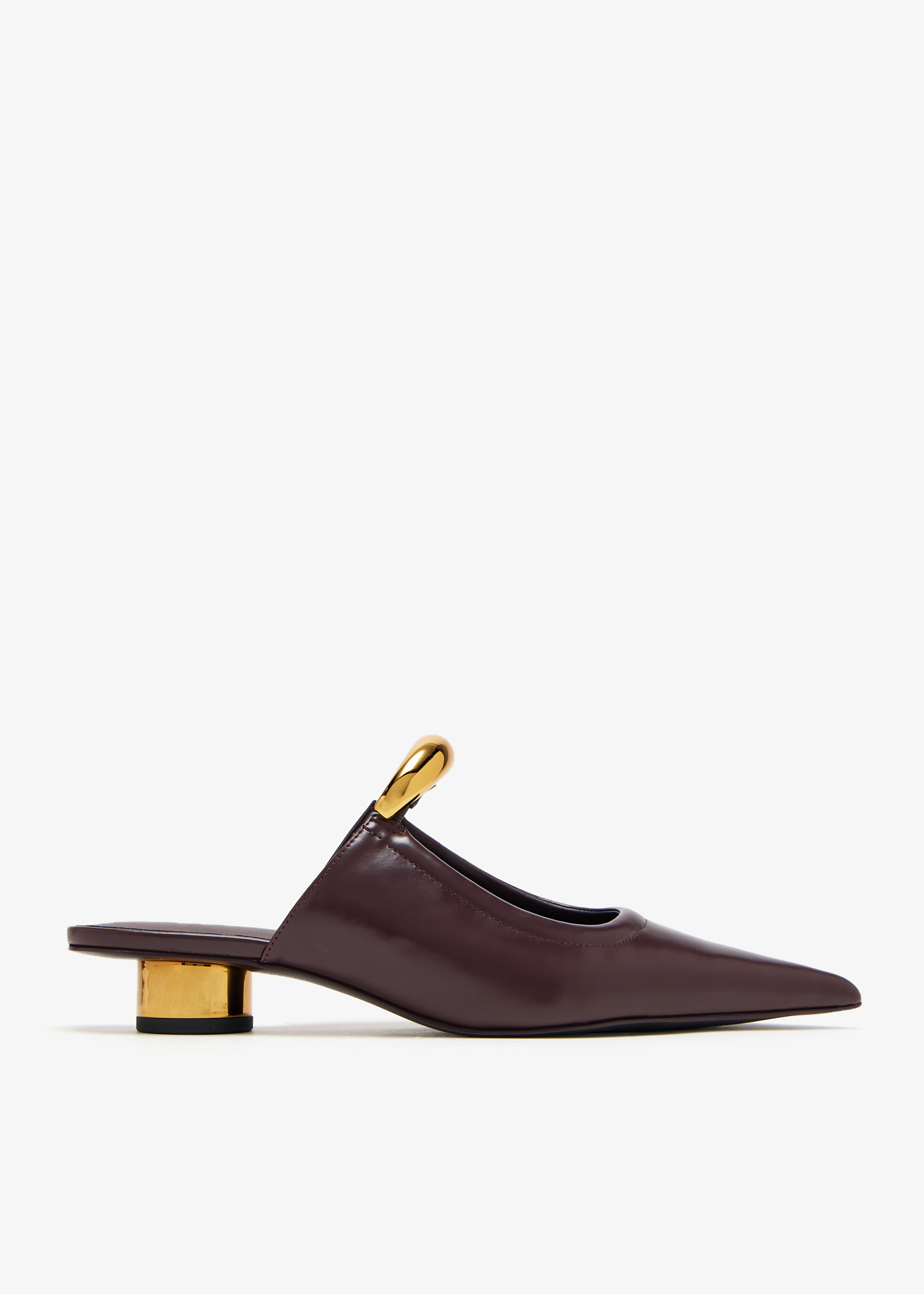 JW PEI Helena Pierced mules for Women - Burgundy in UAE