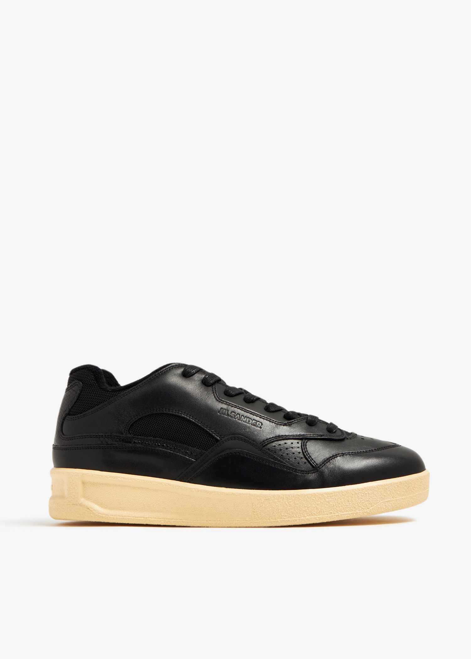 スニーカー Jil Sander J32WS0016 P5295 LOW-TOP Sneakers Jil Sander Low-top sneakers for Men - Black in UAE | Level Shoes