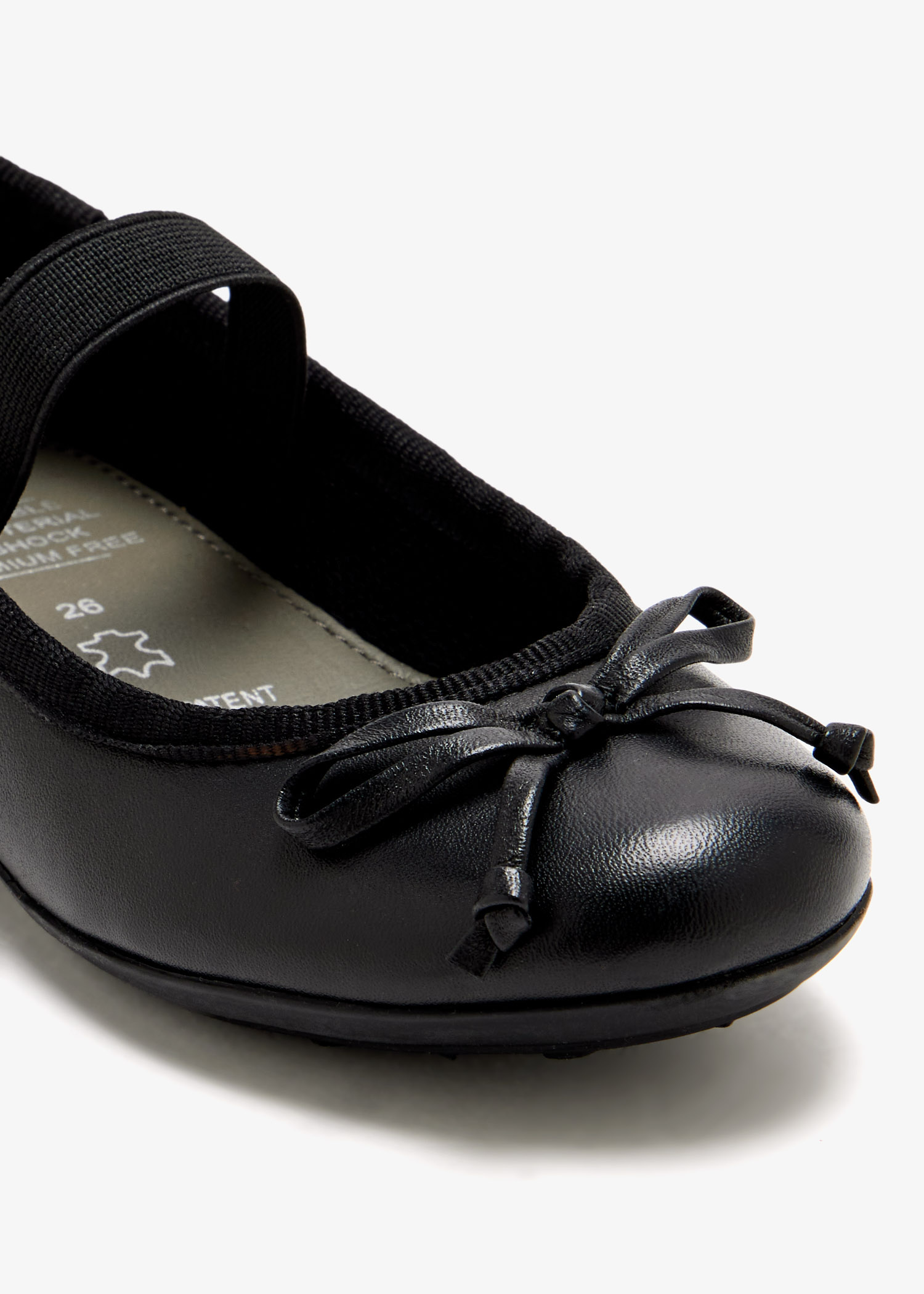 Geox Pliè ballerina flats for Girl Black in UAE Level Shoes