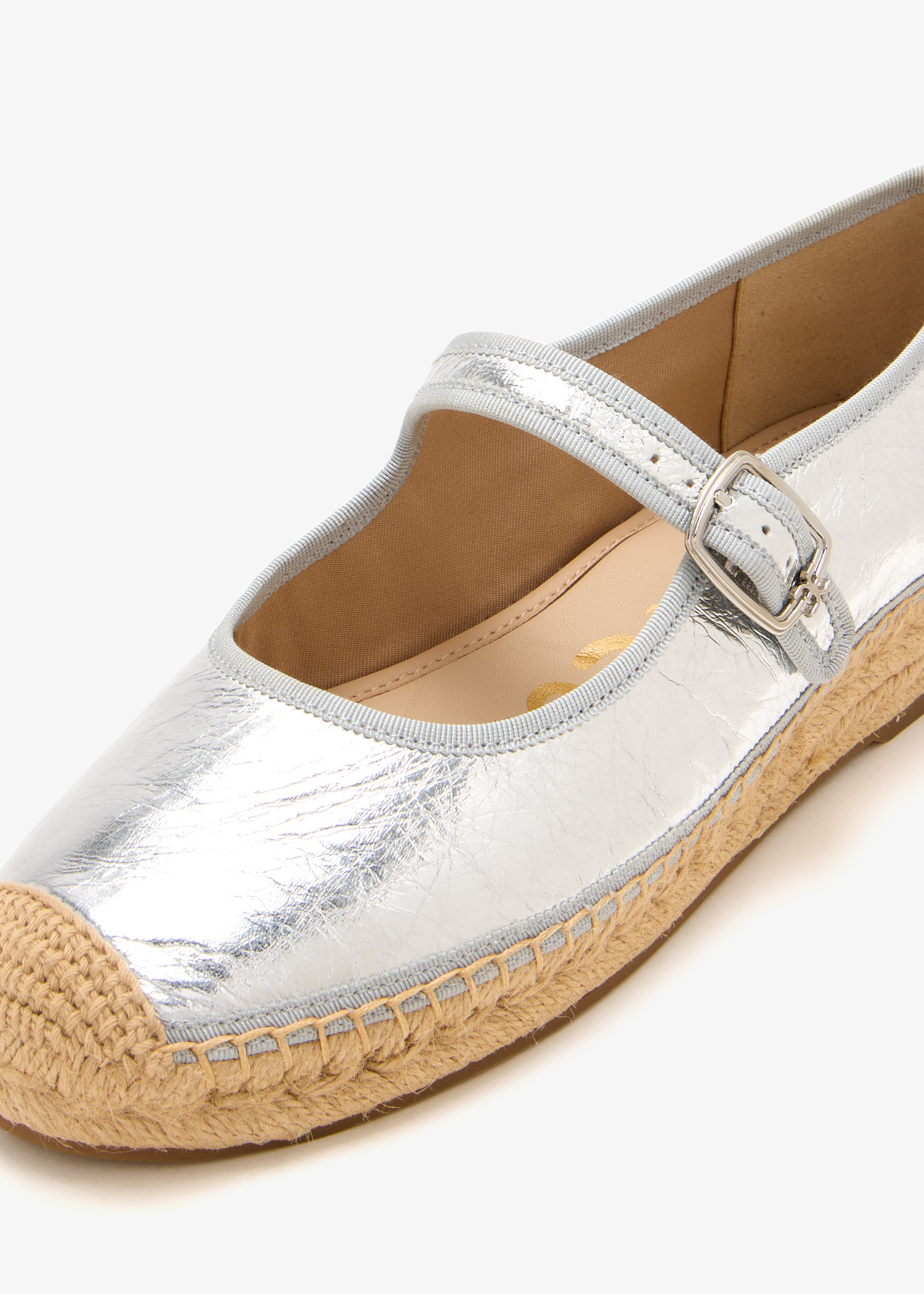Sam Edelman Mackie Mary Jane espadrilles for Women - Silver in USA